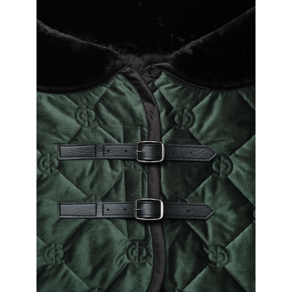 Equestrian Stockholm Fleece Rug Velvet Sycamore Green
