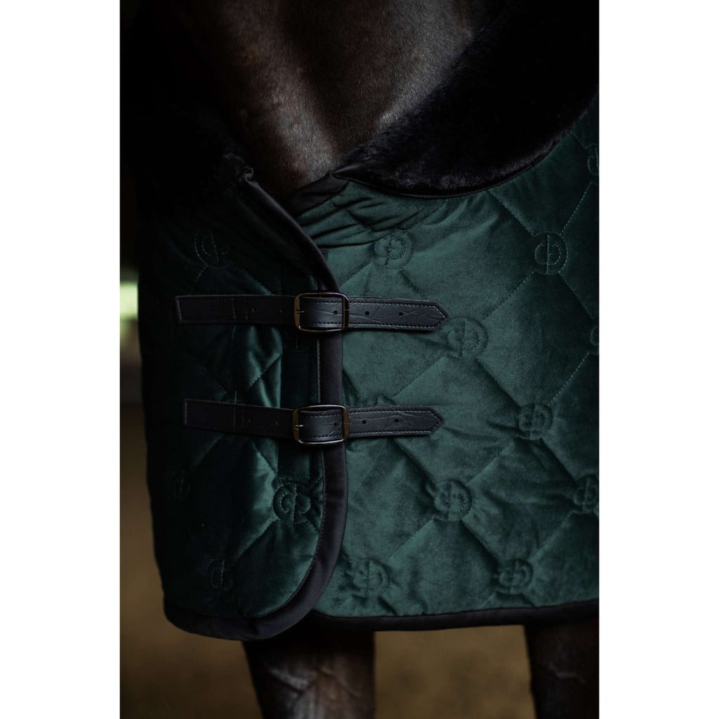 Equestrian Stockholm Fleece Rug Velvet Sycamore Green