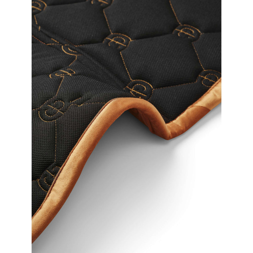 Equestrian Stockholm Saddlepad Velvet Dressage Chestnut