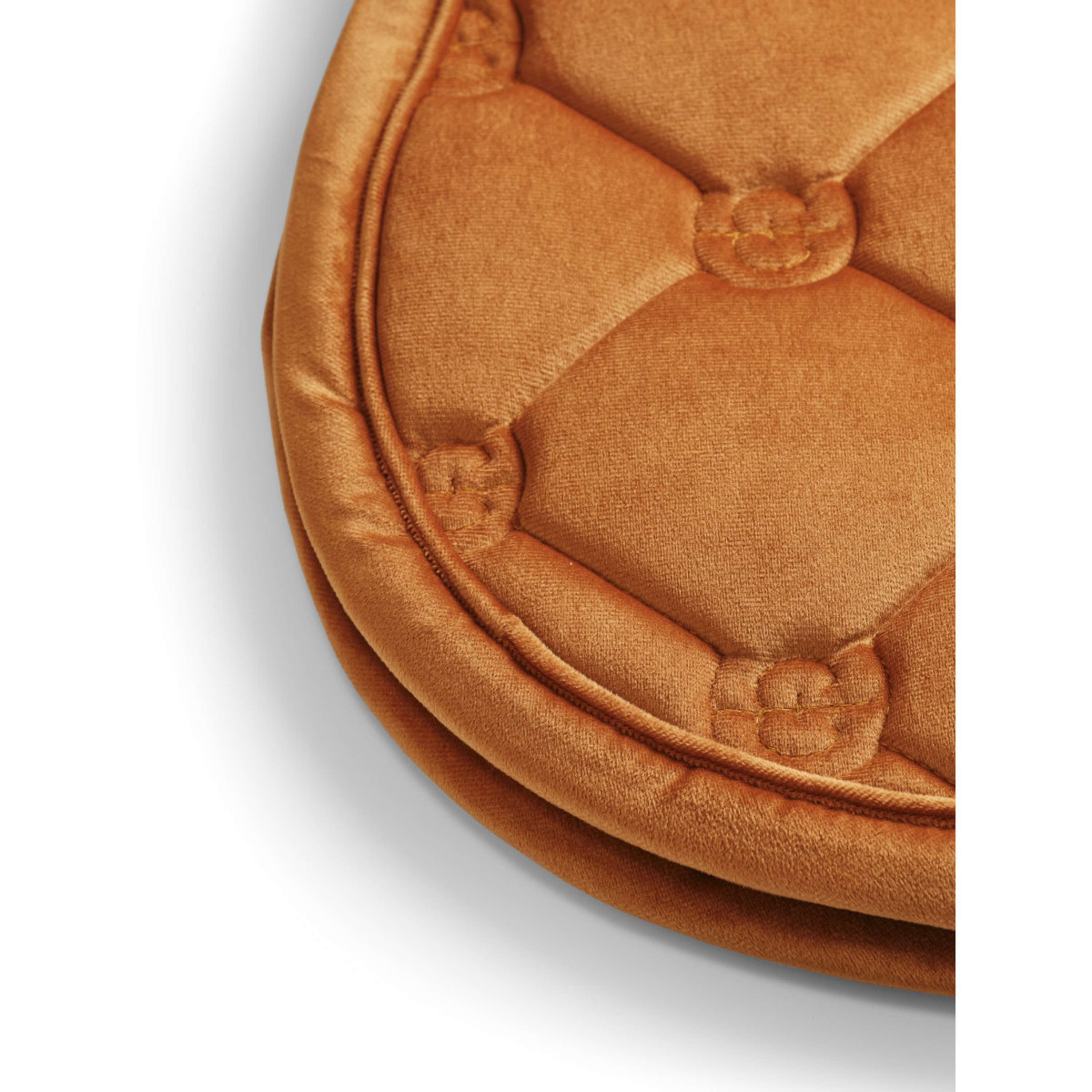 Equestrian Stockholm Saddlepad Velvet Dressage Chestnut