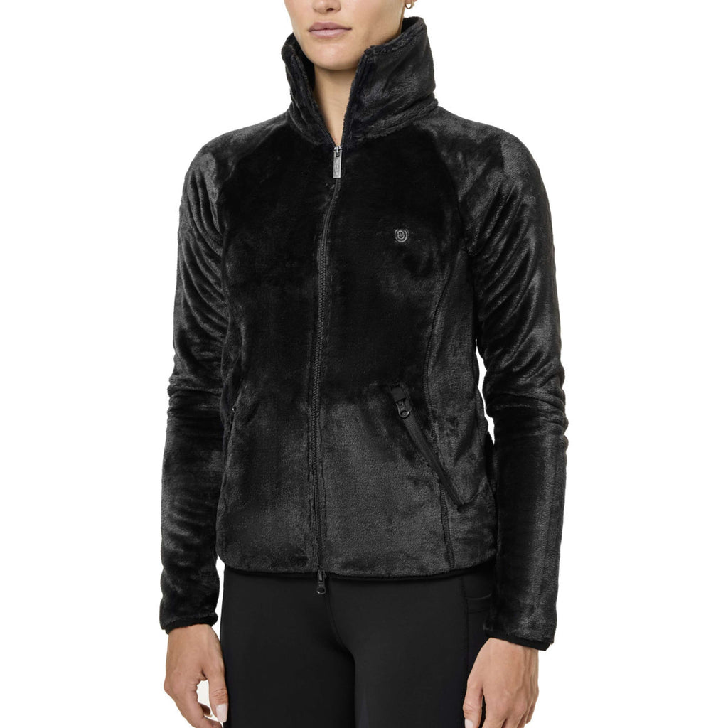 Equestrian Stockholm Fleece Jacket Velvet Black