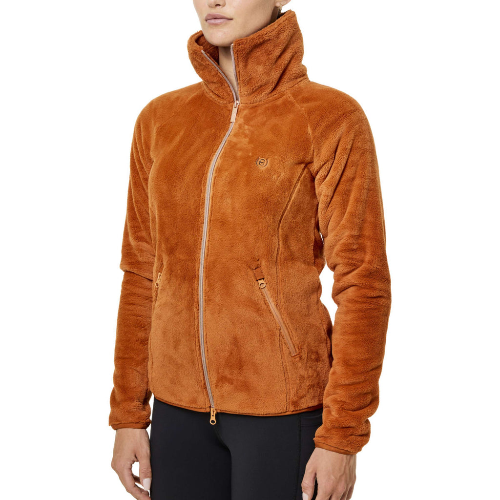 Equestrian Stockholm Fleece Jacket Velvet Chestnut
