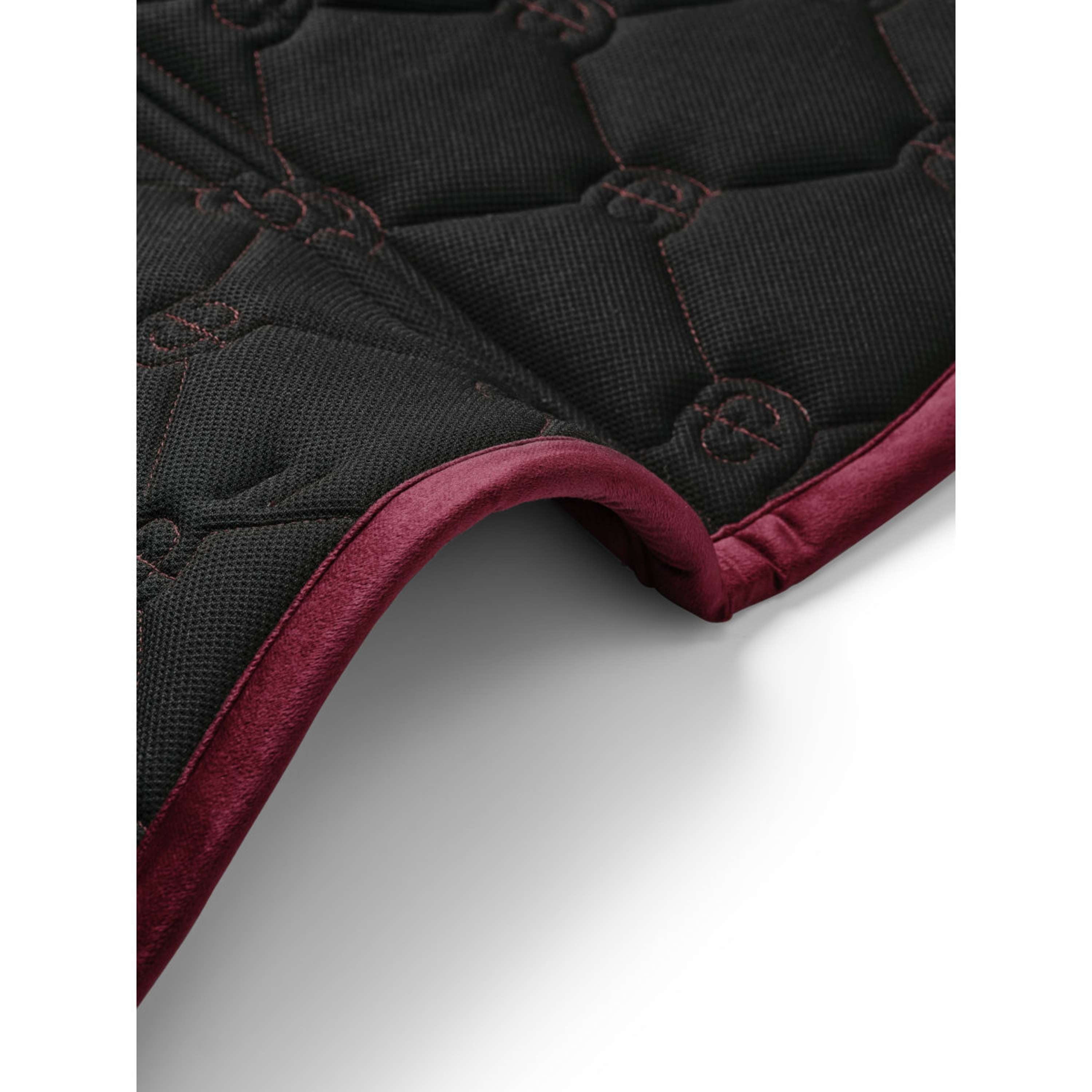 Equestrian Stockholm Saddlepad Velvet Jumping Merlot