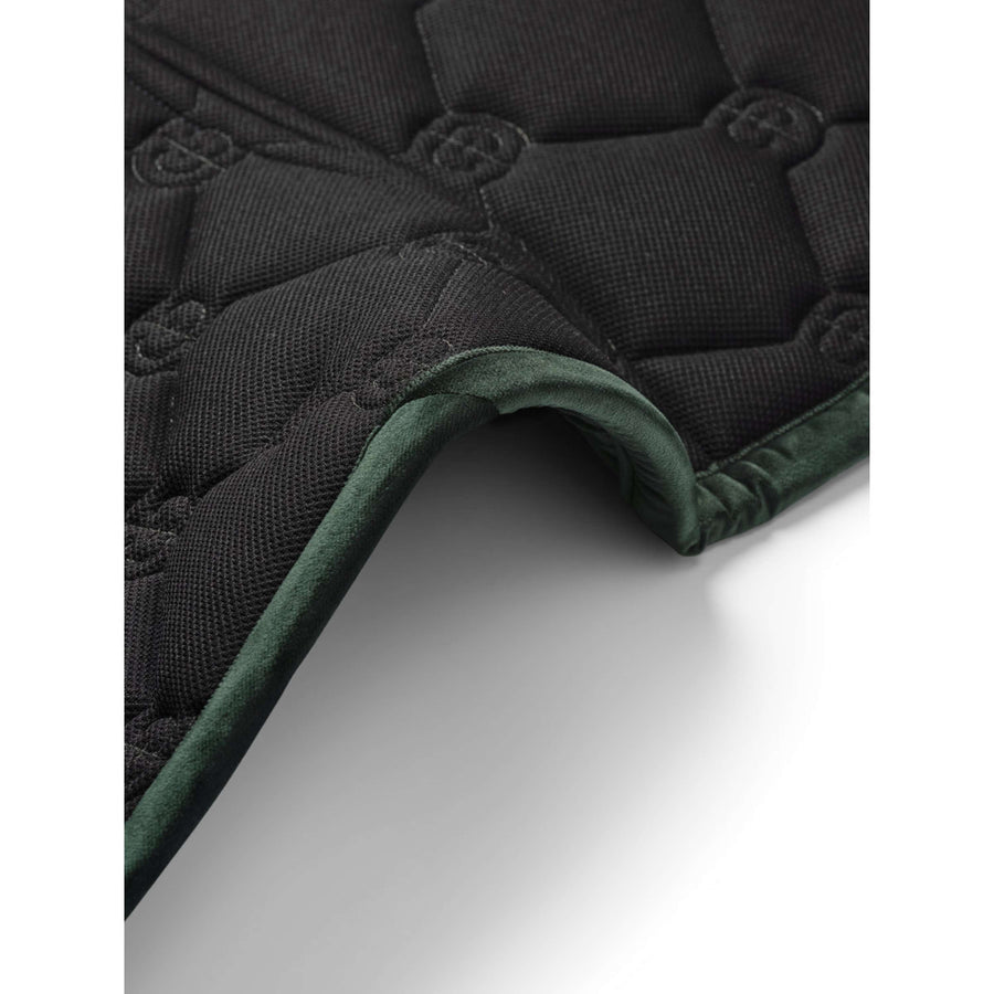 Equestrian Stockholm Saddlepad Velvet Jumping Sycamore Green