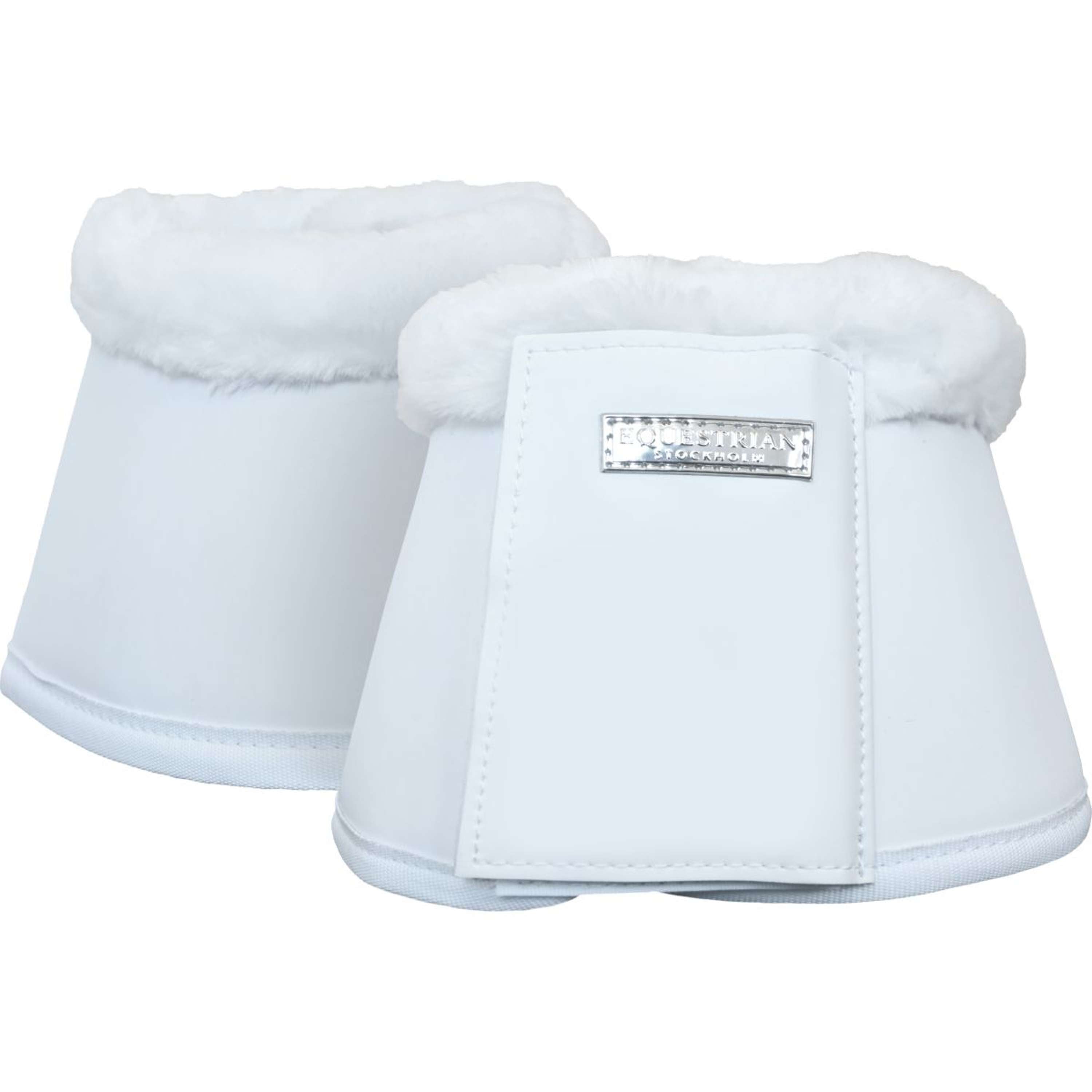 Equestrian Stockholm Bell Boots White Silver