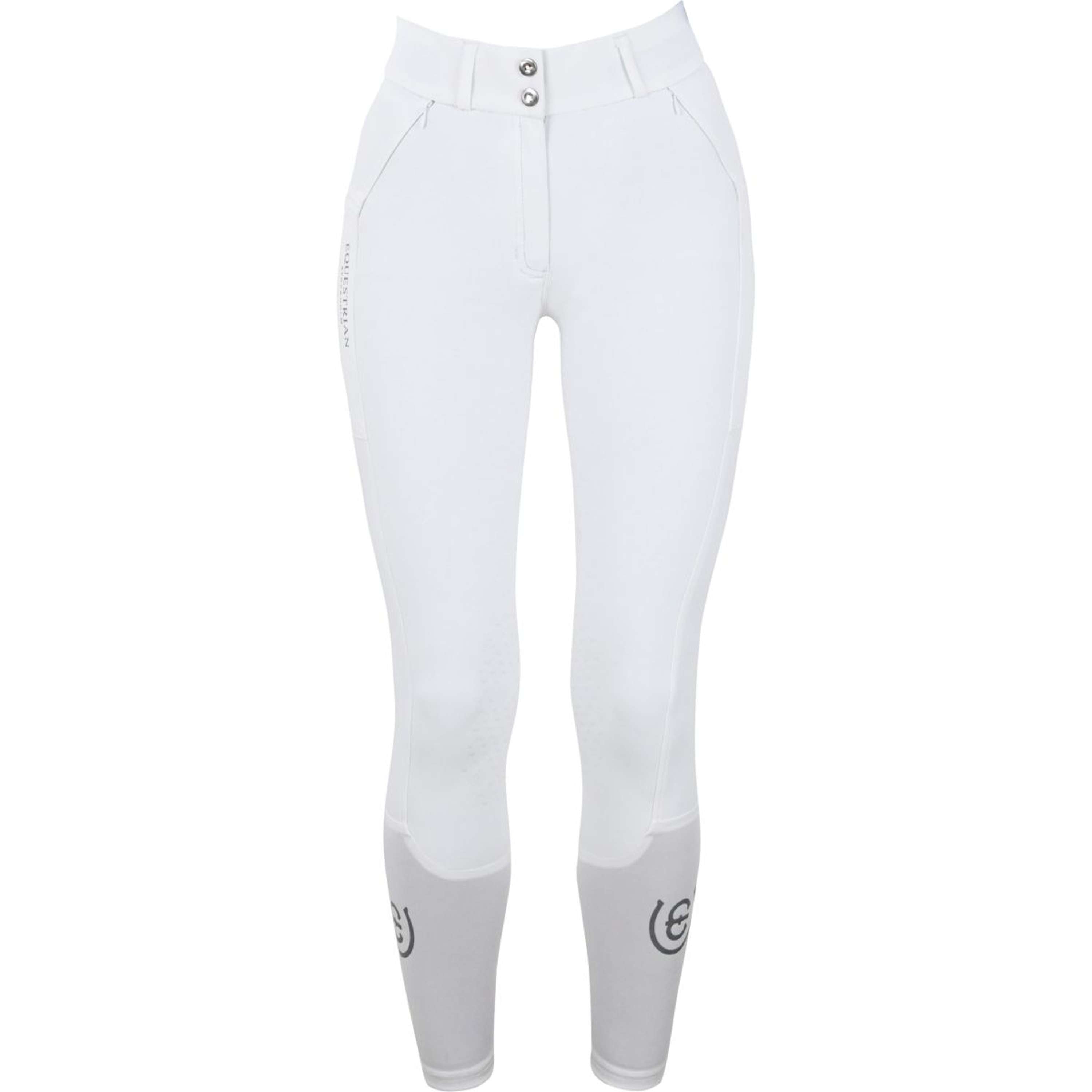 Equestrian Stockholm Breeches Elite Jump White