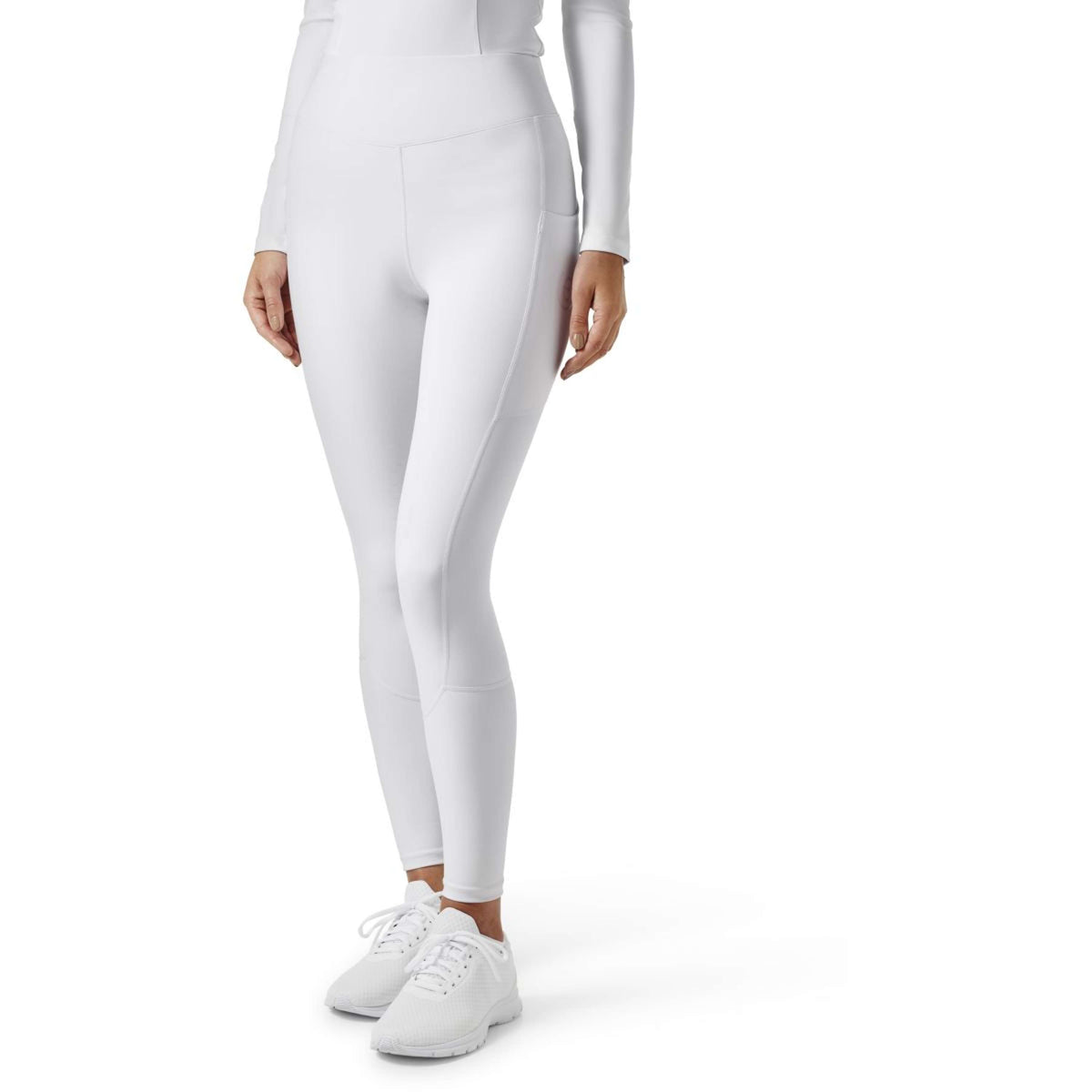 Equestrian Stockholm Riding Legging Movement Jump White