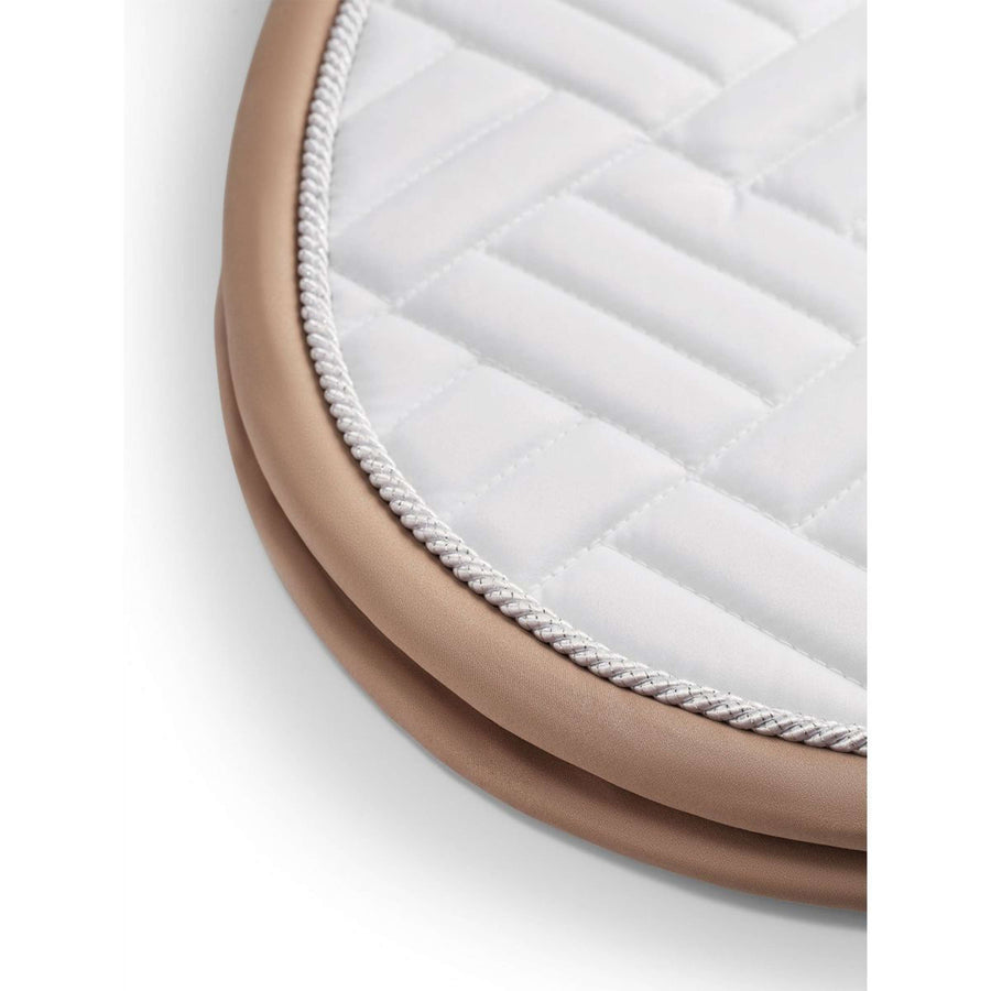 Equestrian Stockholm Saddlepad Modern Jumping White Sand