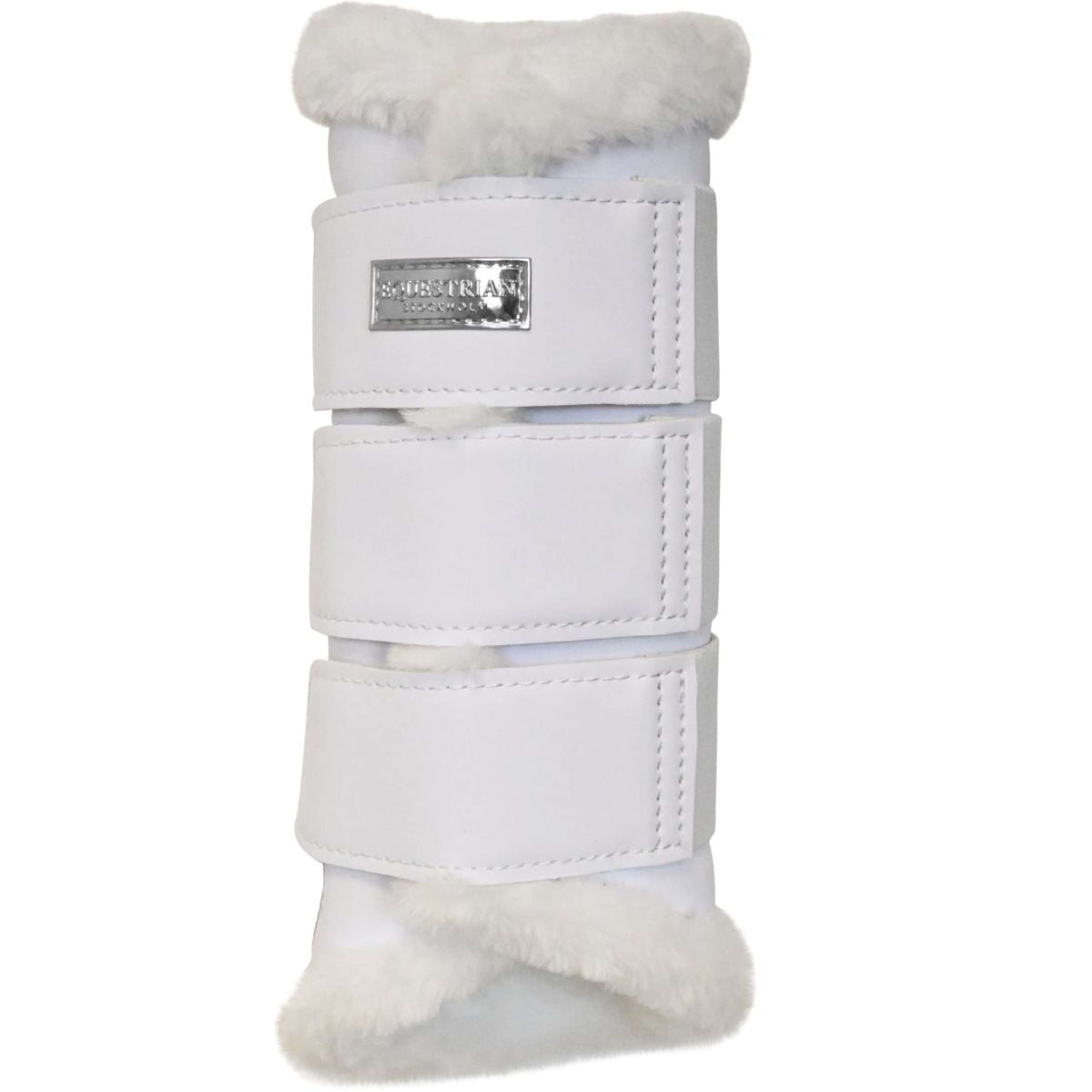 Equestrian Stockholm Leg Protectors White Silver