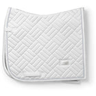 Equestrian Stockholm Saddlepad Modern Dressage White Silver