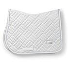 Equestrian Stockholm Saddlepad Modern Jumping White Silver