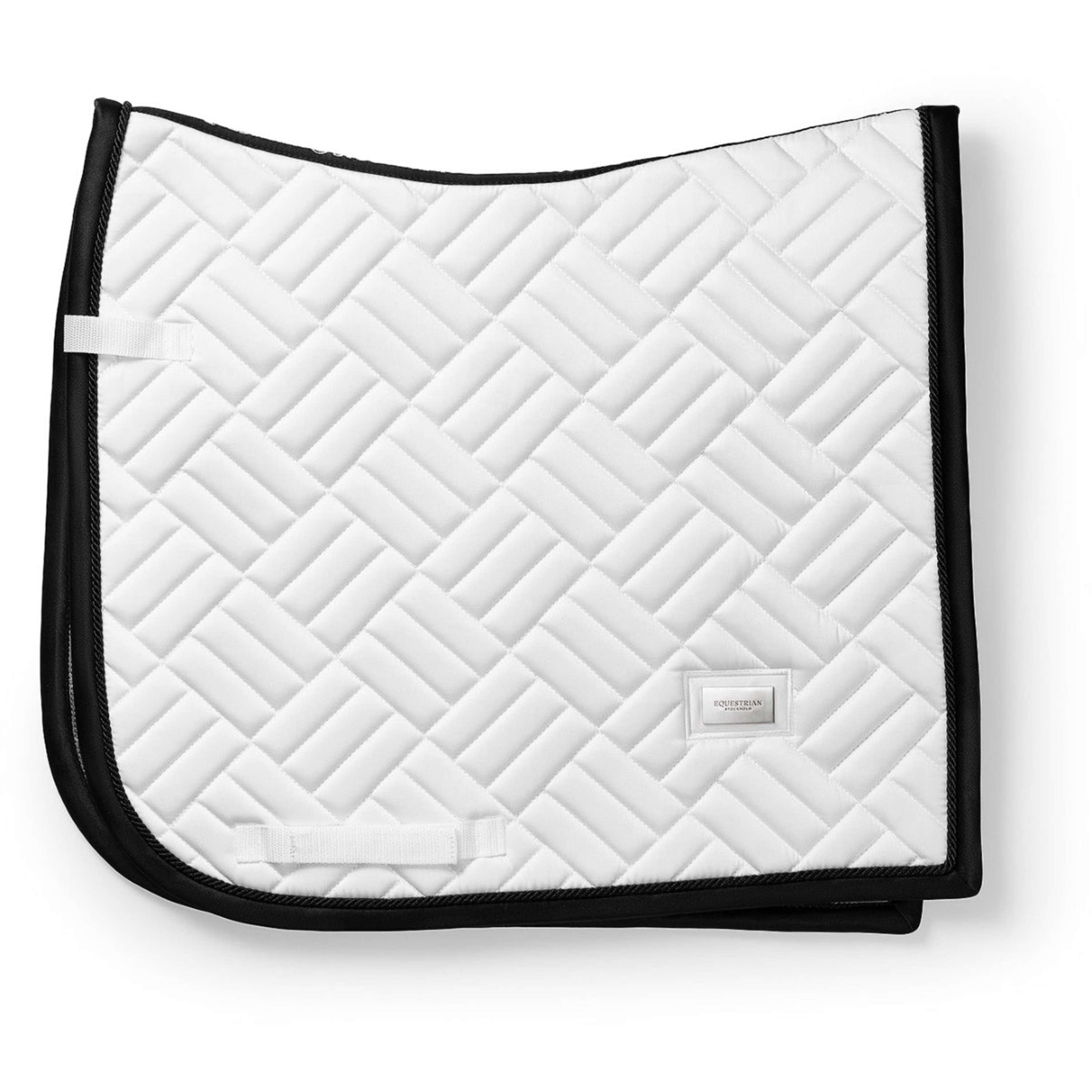 Equestrian Stockholm Saddlepad Modern Dressage White/Black