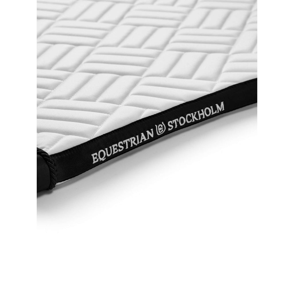 Equestrian Stockholm Saddlepad Modern Dressage White/Black