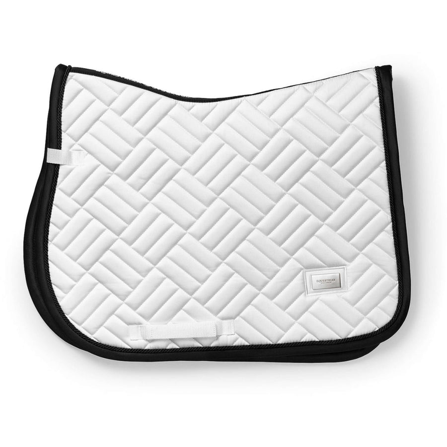 Equestrian Stockholm Saddlepad Modern Jumping White/Black