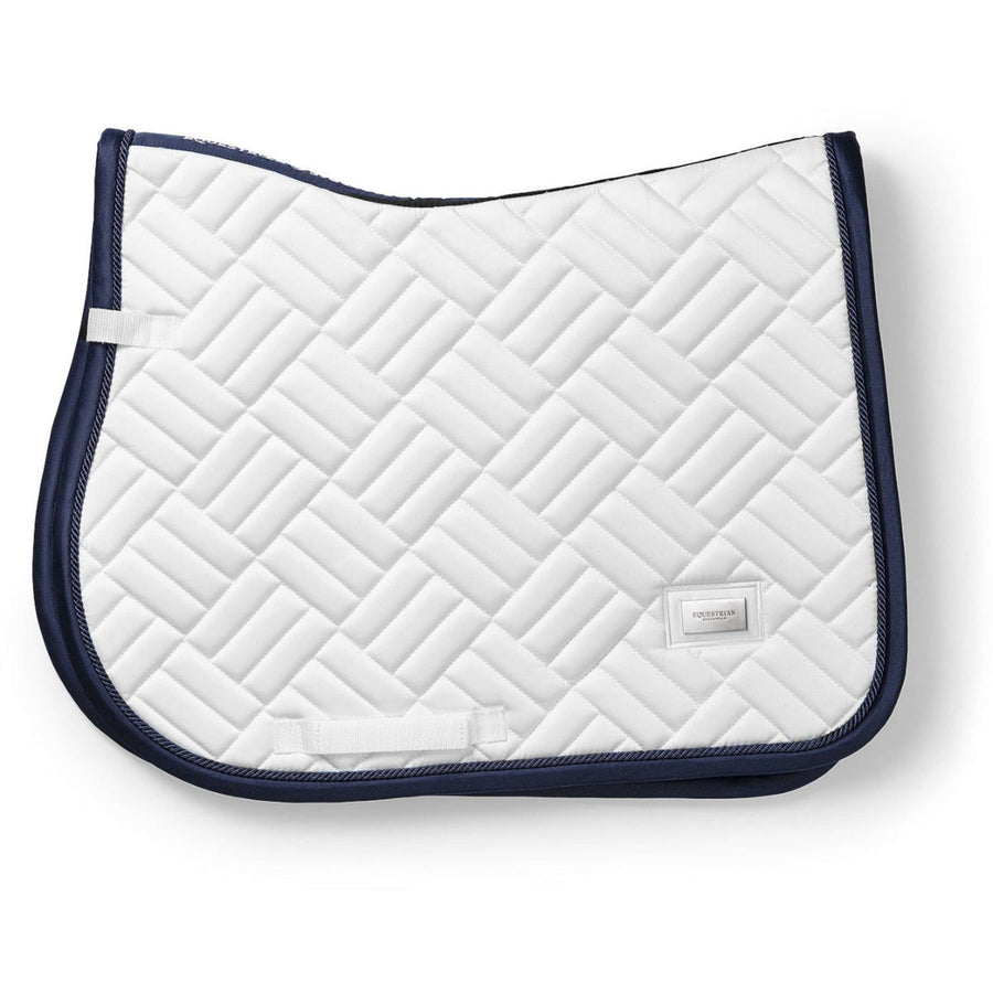Equestrian Stockholm Saddlepad Modern Jumping White/Navy