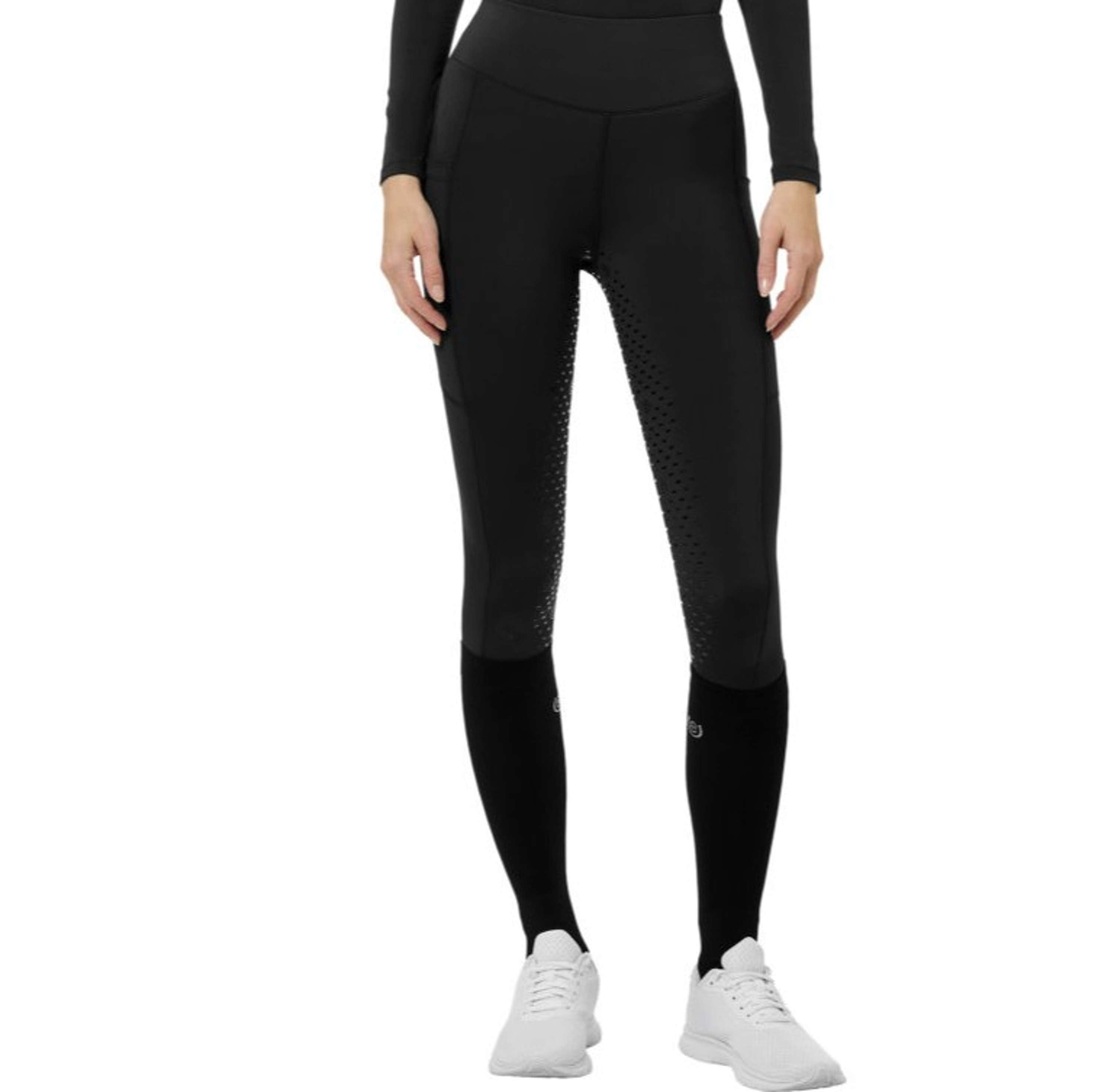 Equestrian Stockholm Winter Riding Legging Movement Full Grip Black