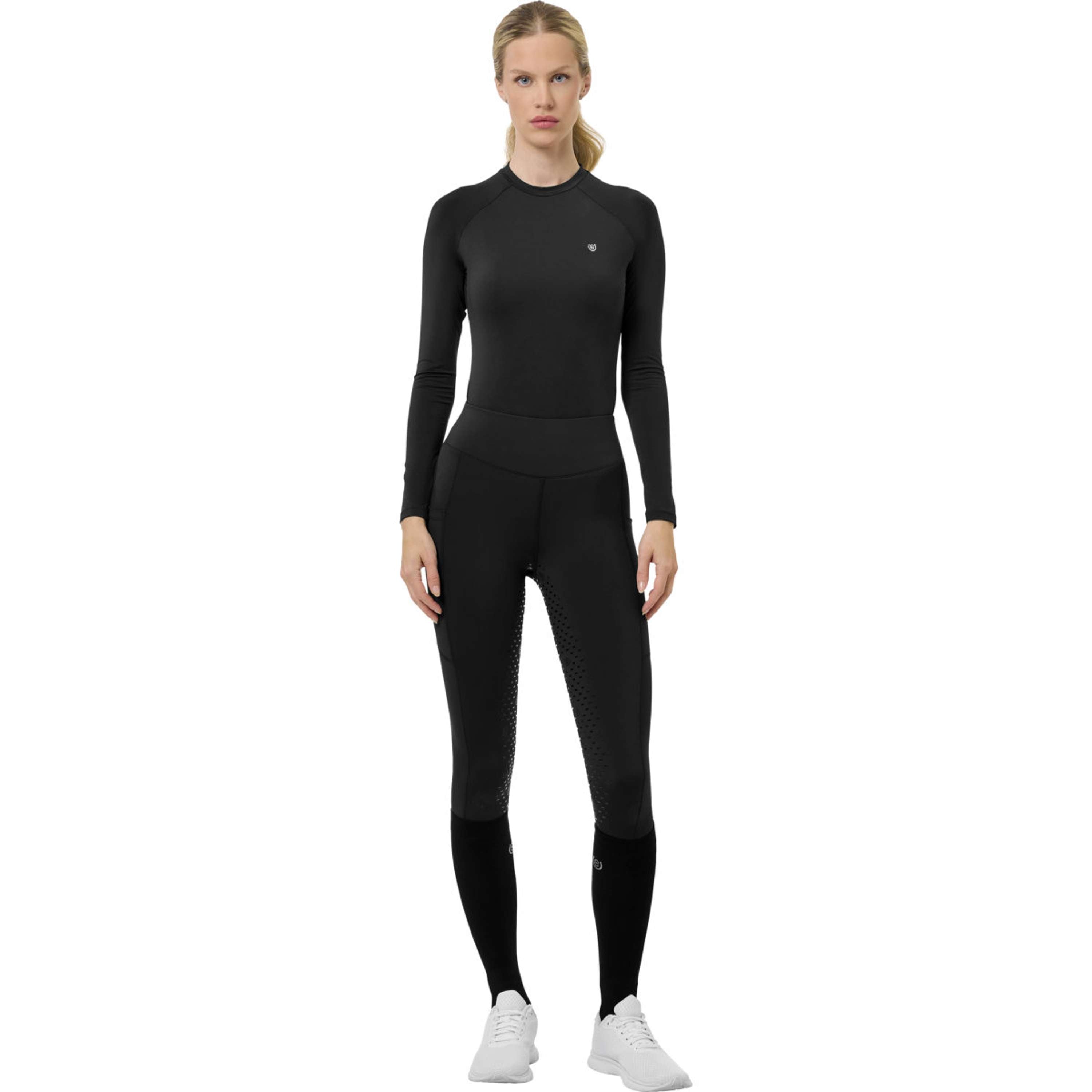 Equestrian Stockholm Winter Riding Legging Movement Full Grip Black