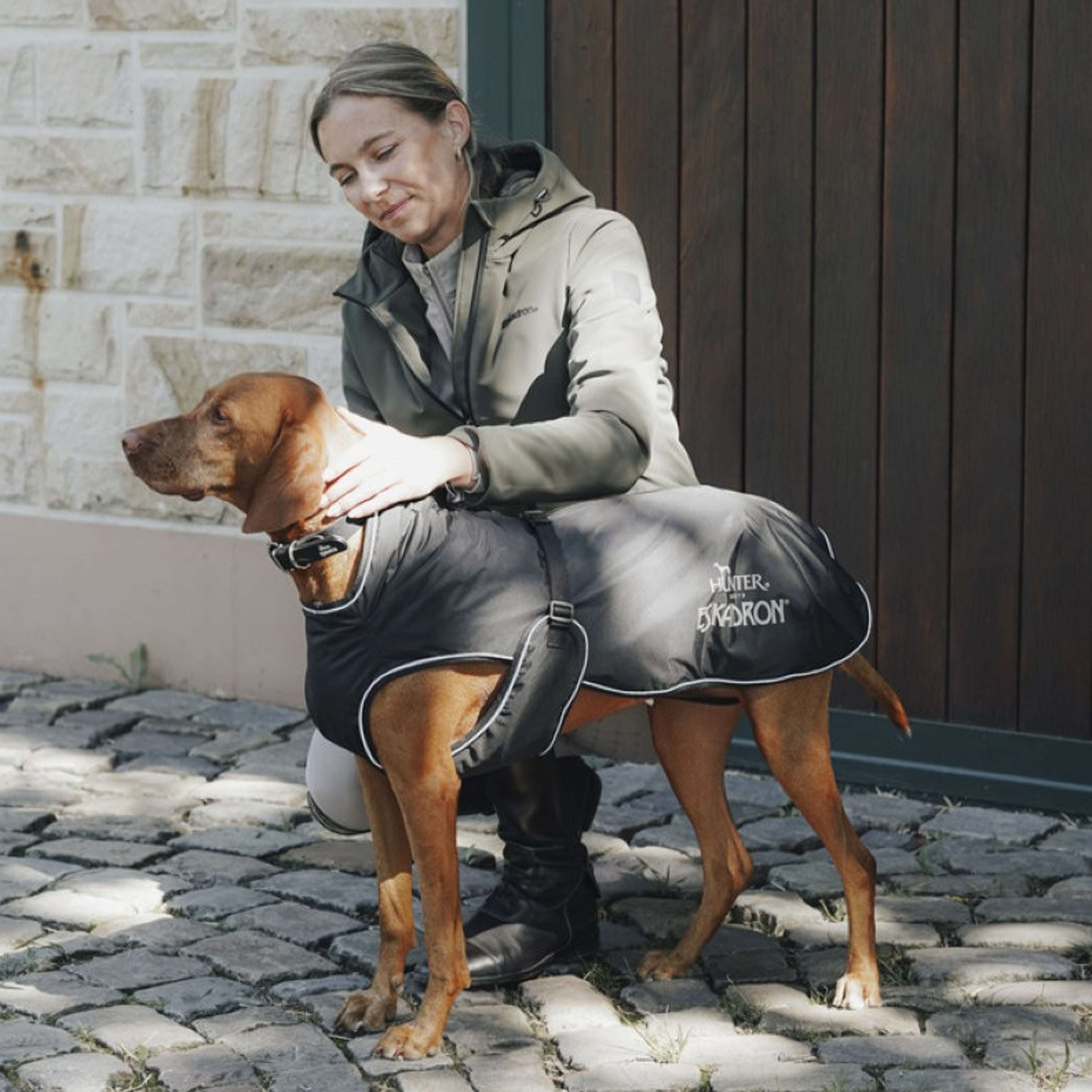 Hunter x Eskadron Dog Winter Coat Vario Black