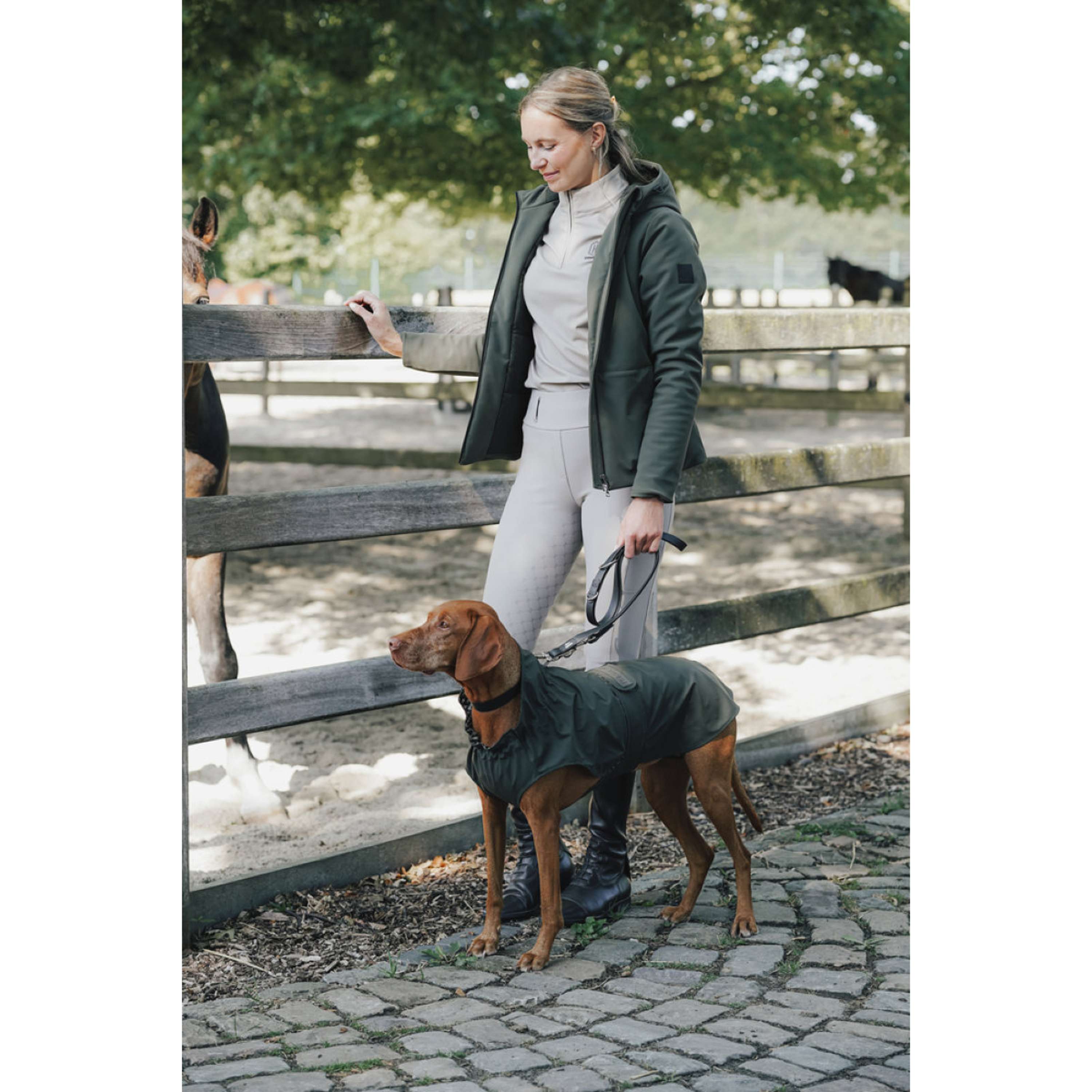 Hunter x Eskadron Dog Raincoat Rainshield Olive