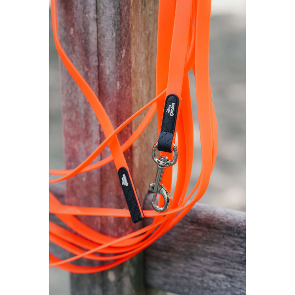 Hunter x Eskadron Dog Leash Spark Tracking Neon Orange