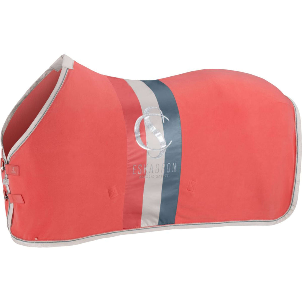 Eskadron Sweat Rug Classic Sports Fleece Stripe Shetty Coral Blossom