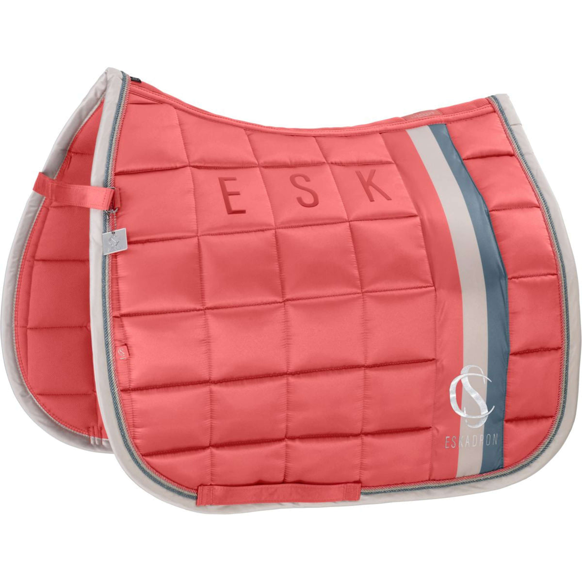 Eskadron Saddlepad Classic Sports Big Square Mattgloss Shetty General Purpose Coral Blossom