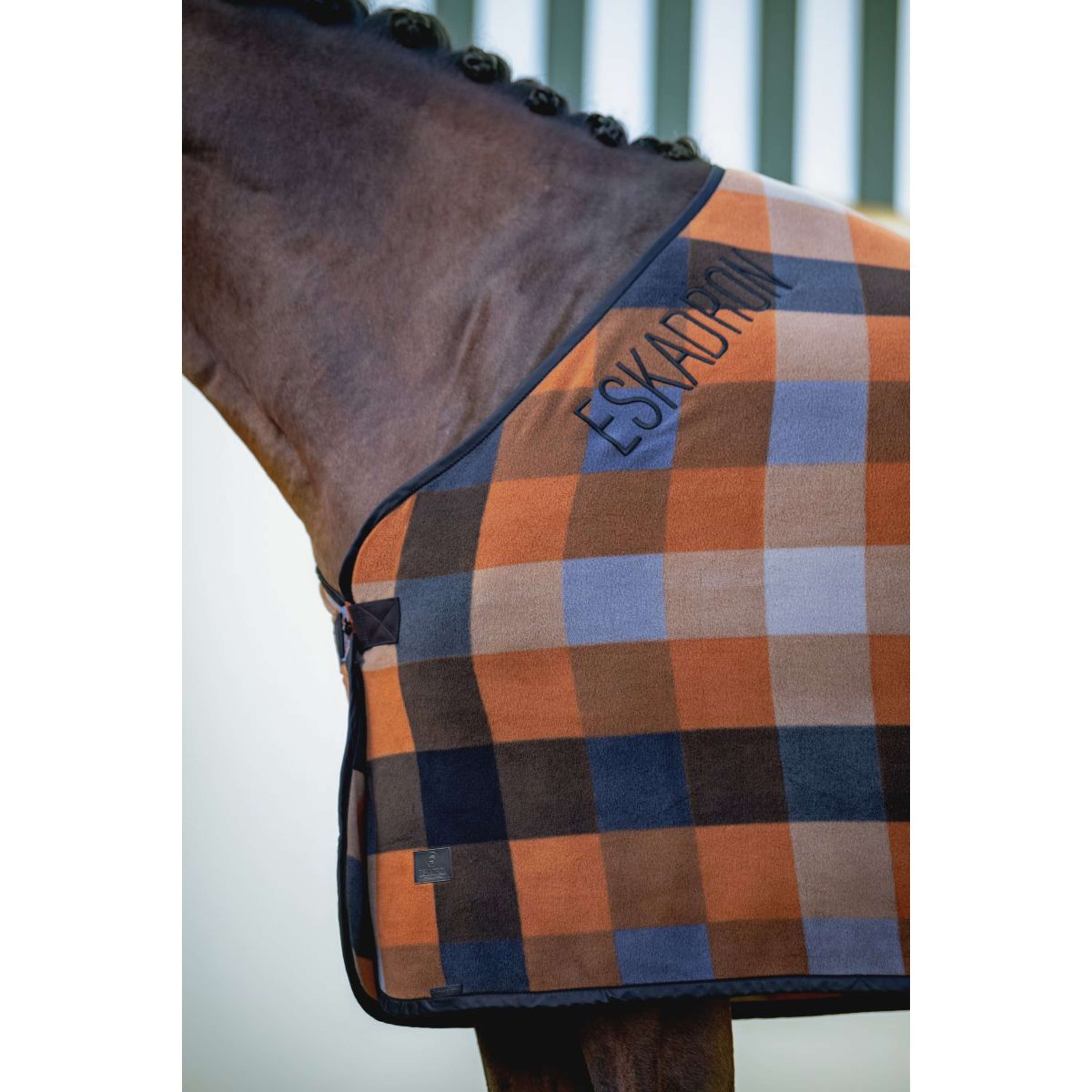 Eskadron Sweat Rug Platinum '26 Check Black/Pale/Amber