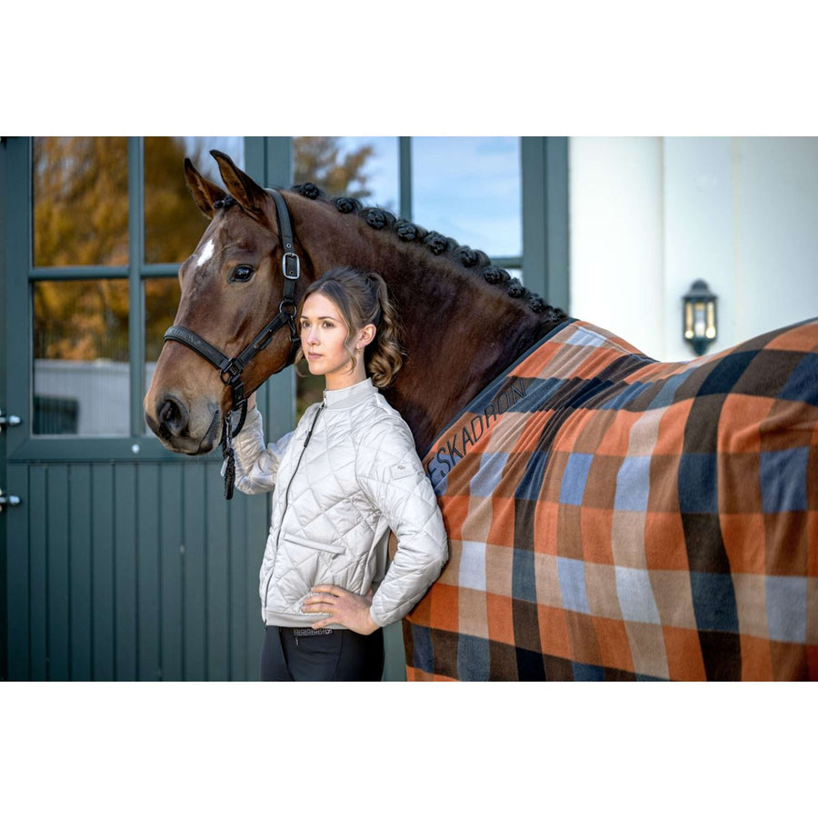 Eskadron Sweat Rug Platinum '26 Check Black/Pale/Amber