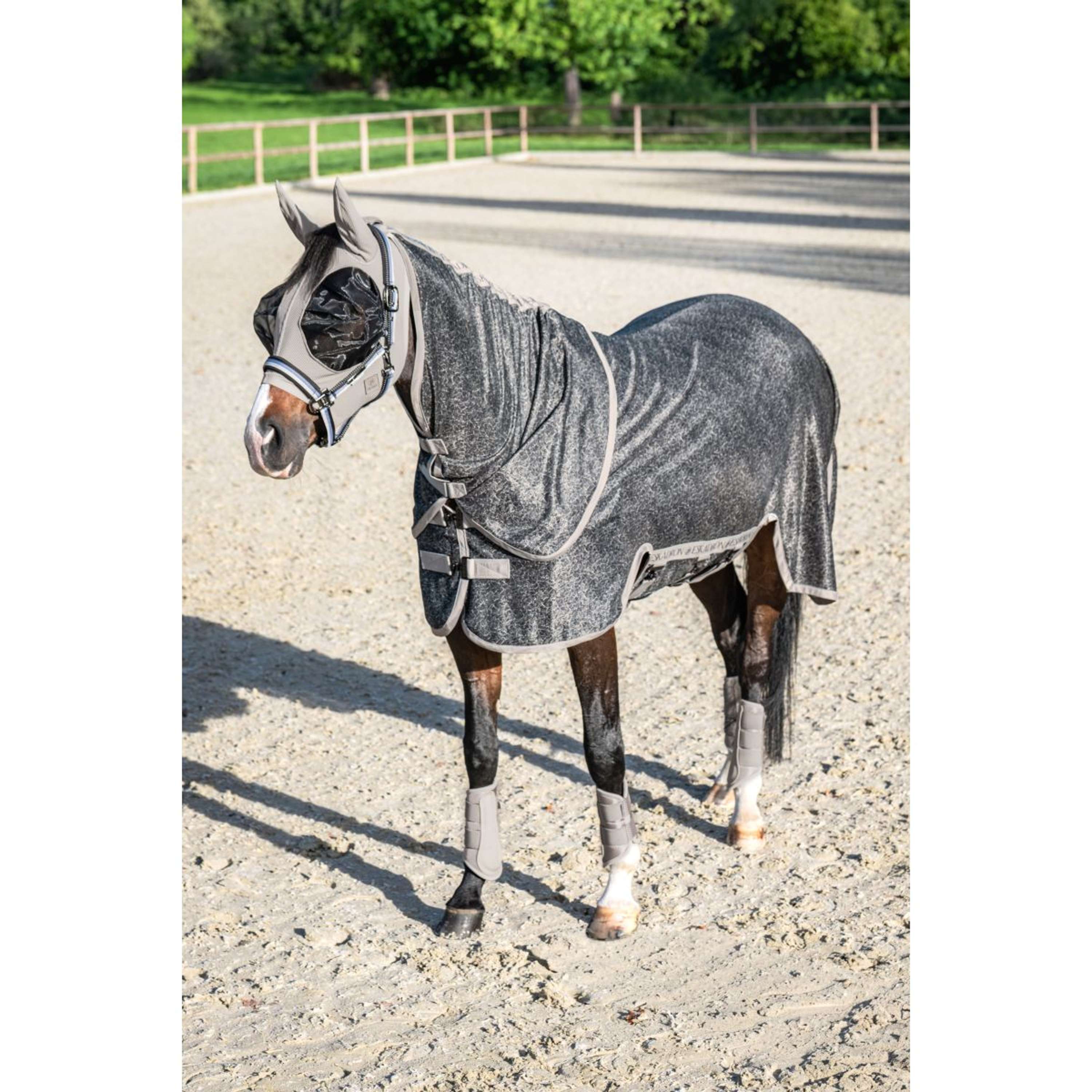 Eskadron Fly Rug Platinum '26 with a Removable Hood Pale Grey