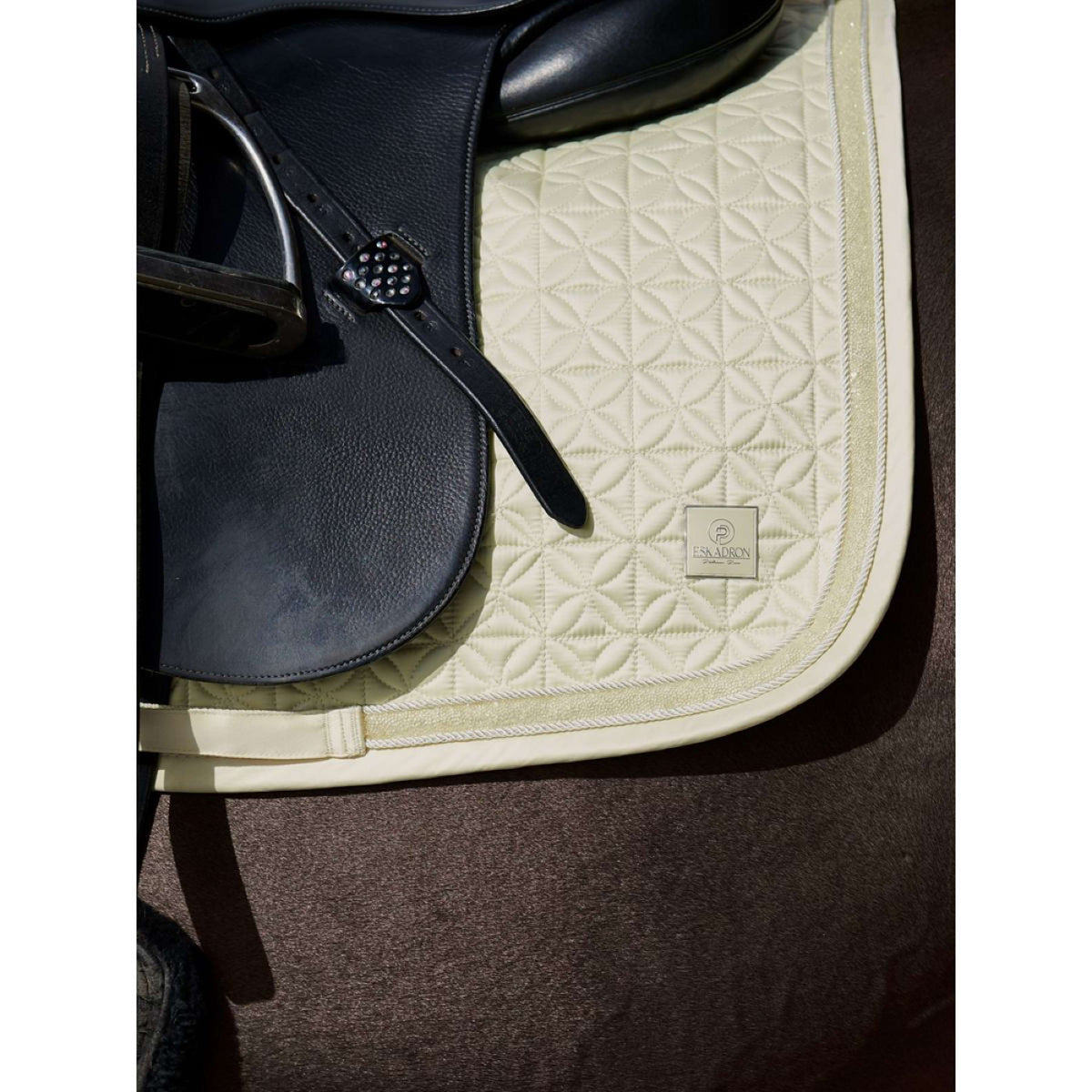 Eskadron Saddlepad Platinum Pure Mattgloss Jewel Dressage Sunflower