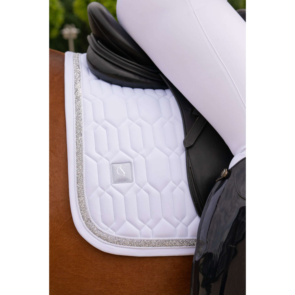 Eskadron Saddlepad Classic Sports Softshell Jewel Dressage White