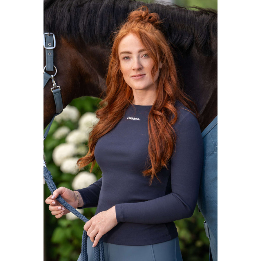 Eskadron Long Sleeve Classic Sports Rib Navy