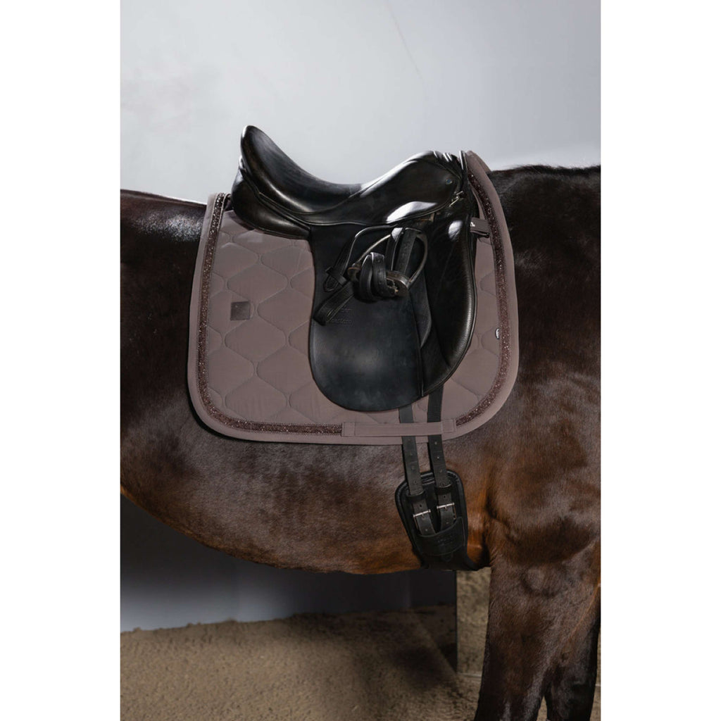 Eskadron Saddlepad Dynamics Silk Jewel Dressage Powdertaupe