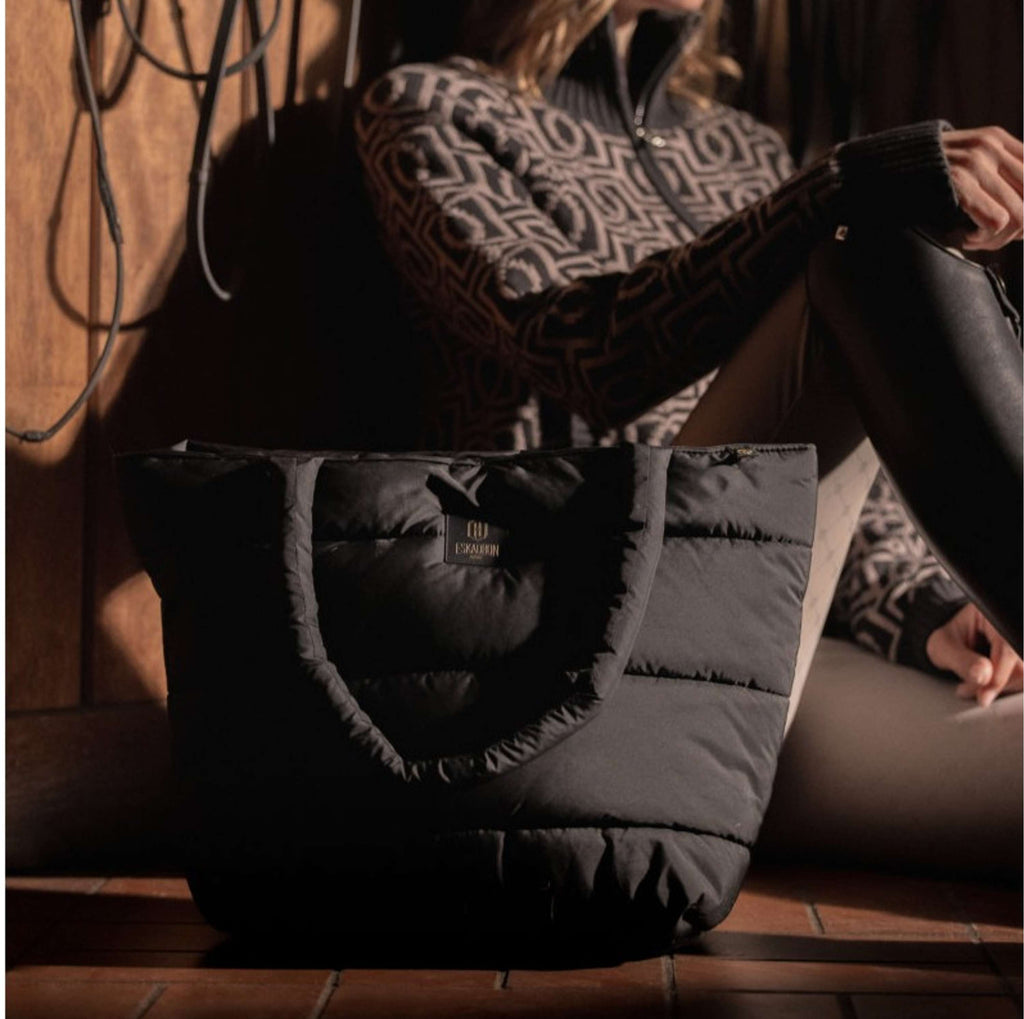 Eskadron Shopping Bag Heritage Quilt Black