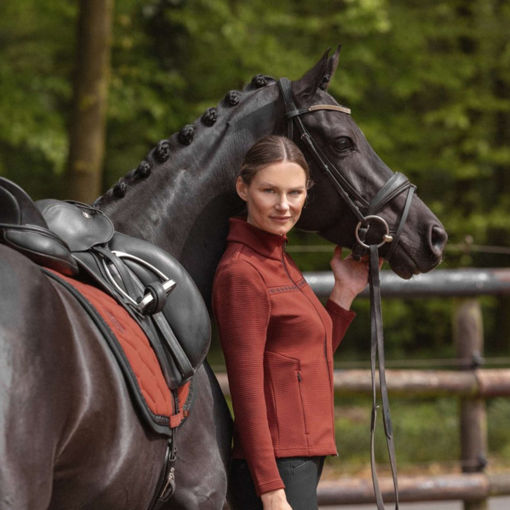 Eskadron Saddlepad Heritage Softshell Contrast All Purpose Merlot