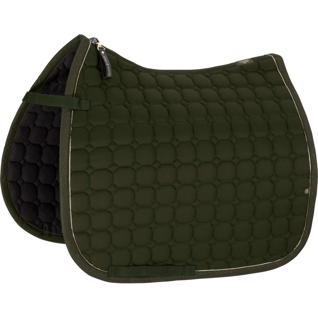Eskadron Saddlepad Heritage Cotton Dressage Deep Moss