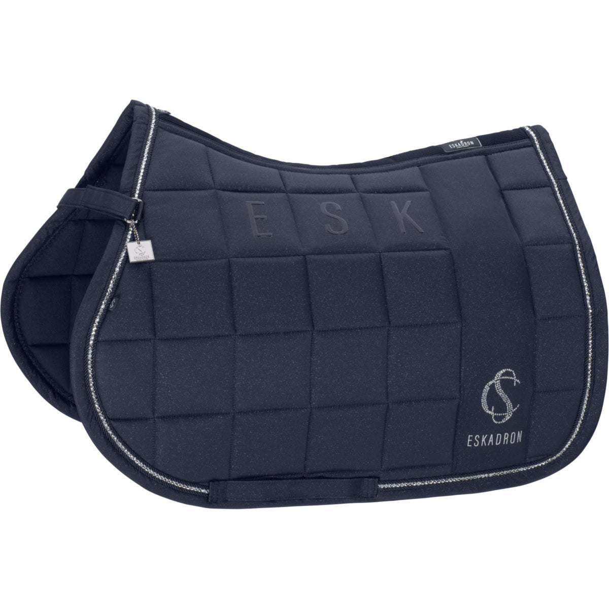 Eskadron Saddlepad Classic Sports Big Square Sparkle General Purpose Navy