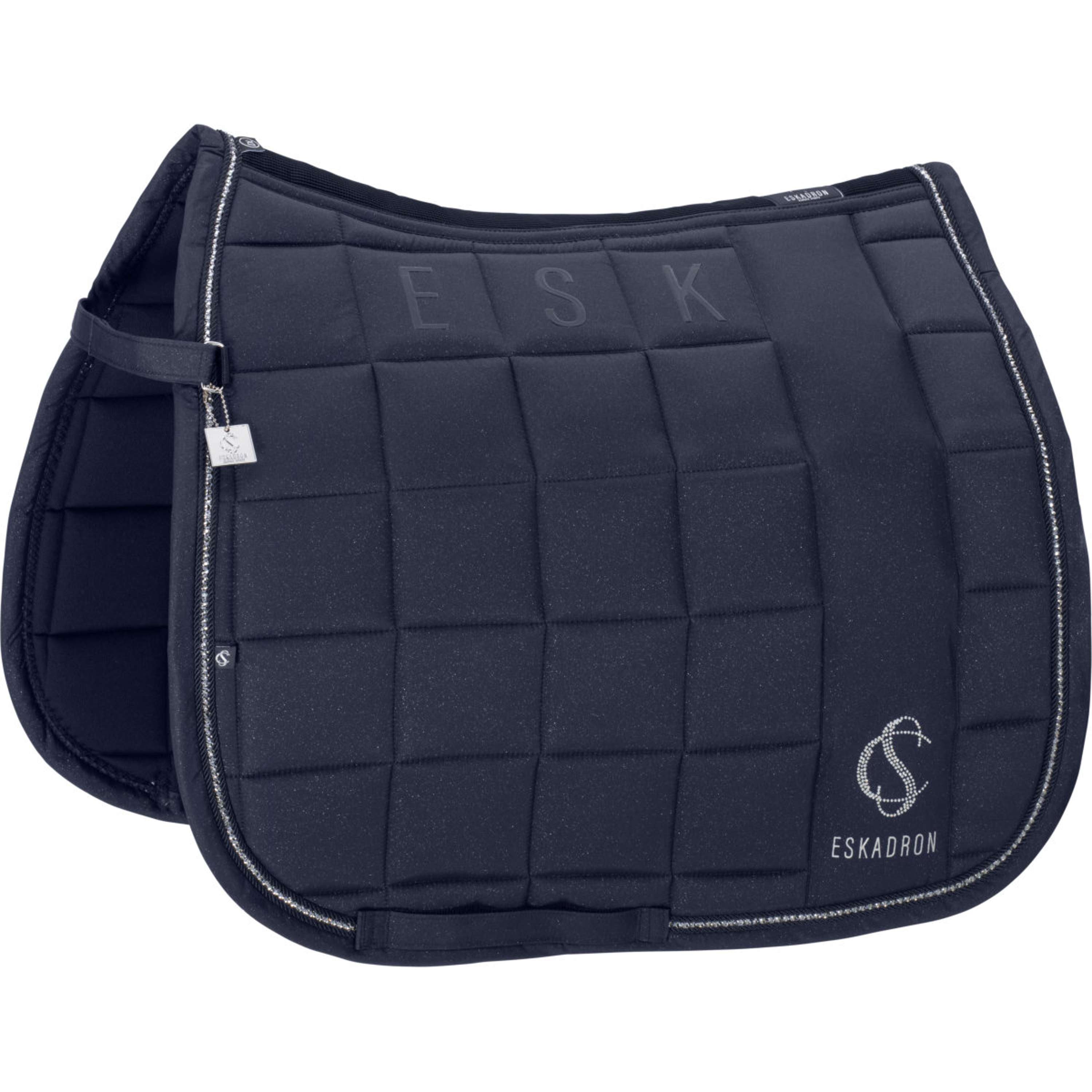 Eskadron Saddlepad Classic Sports Big Square Sparkle Dressage Navy