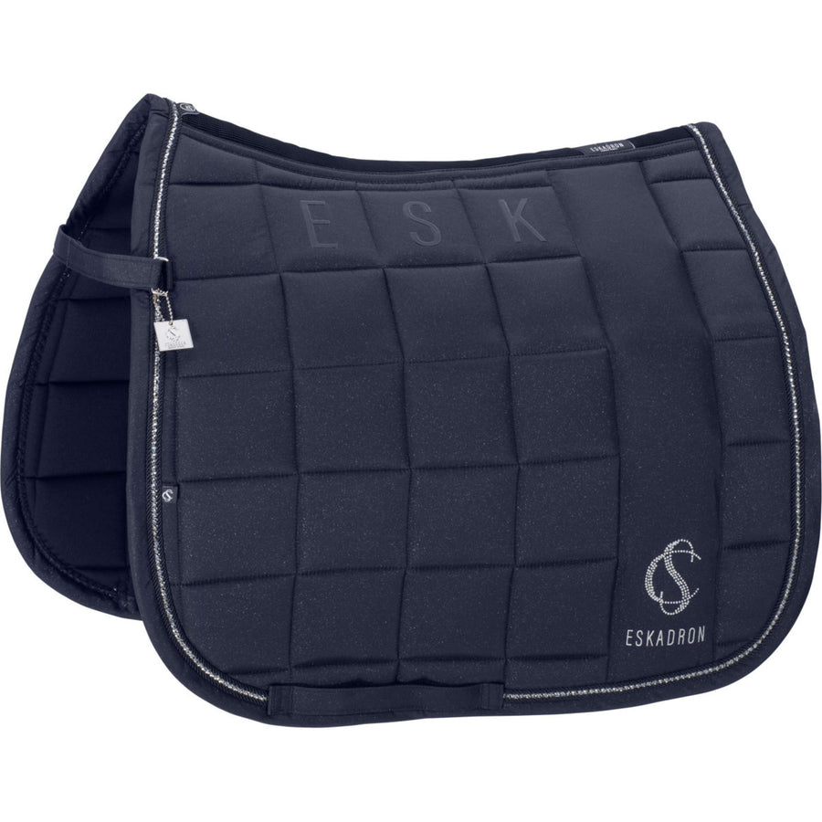 Eskadron Saddlepad Classic Sports Big Square Sparkle Dressage Navy