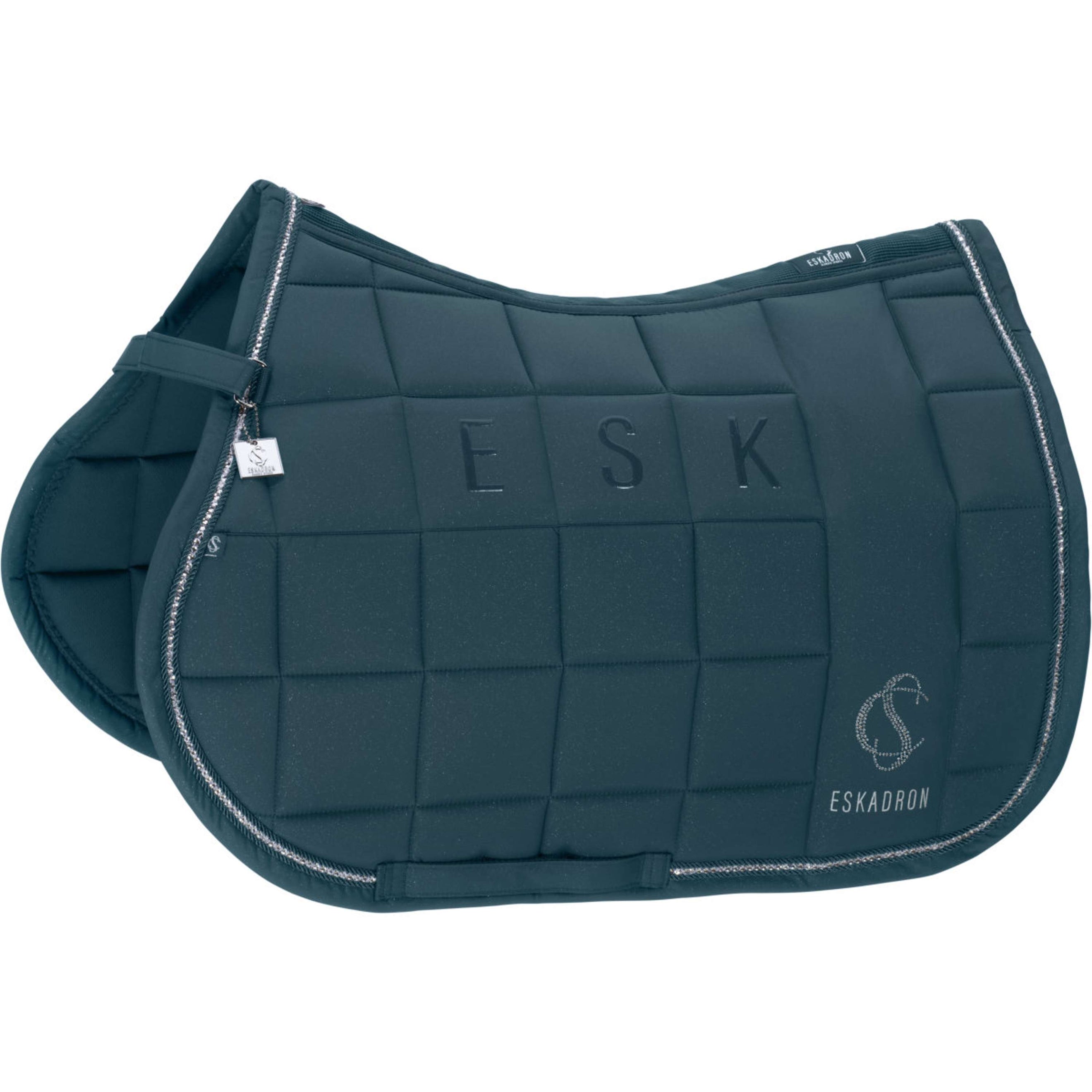 Eskadron Saddlepad Classic Sports Big Square Sparkle General Purpose Ocean