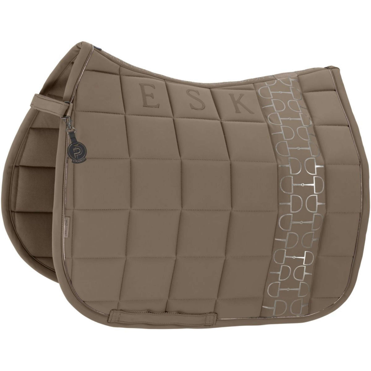 Eskadron Saddlepad Big Square Softshell Platinum '25 Dressage Smoky Taupe