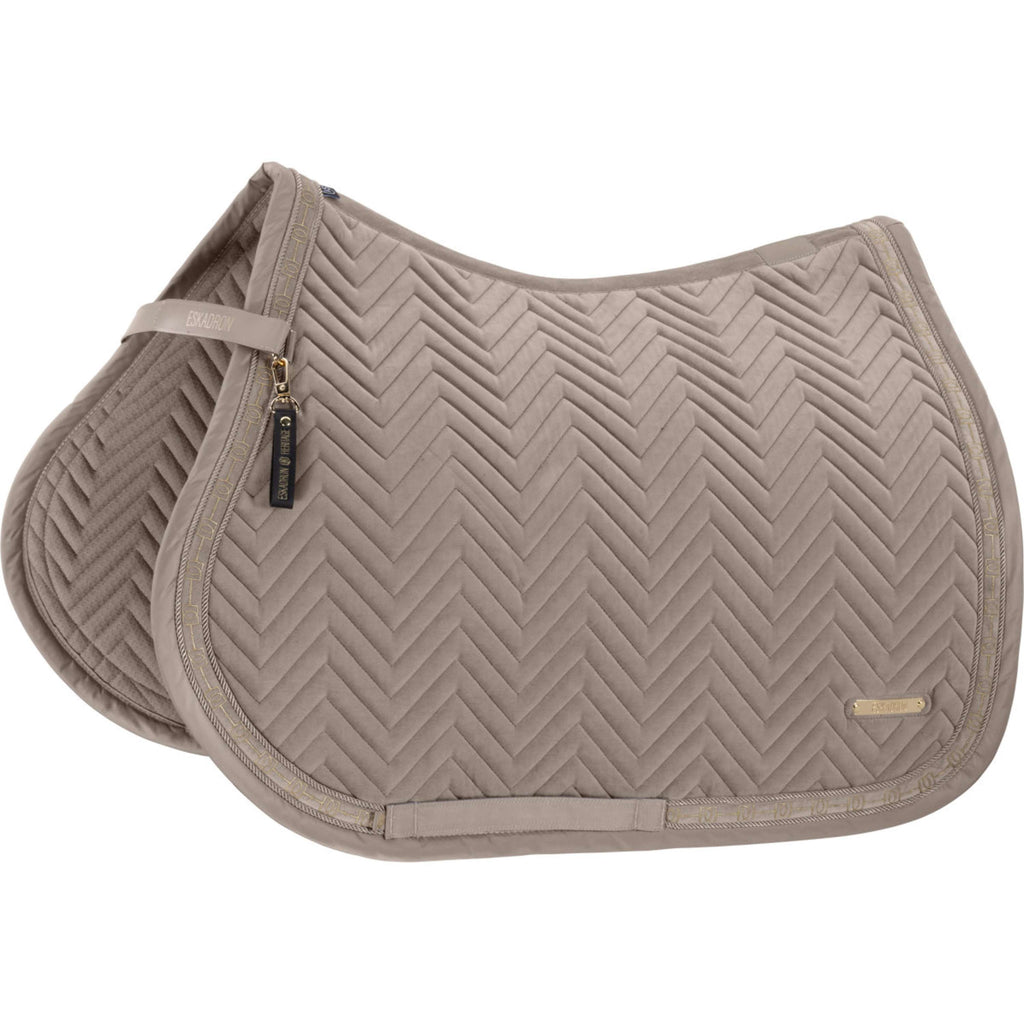 Eskadron Saddlepad Heritage Velvet All Purpose Ash