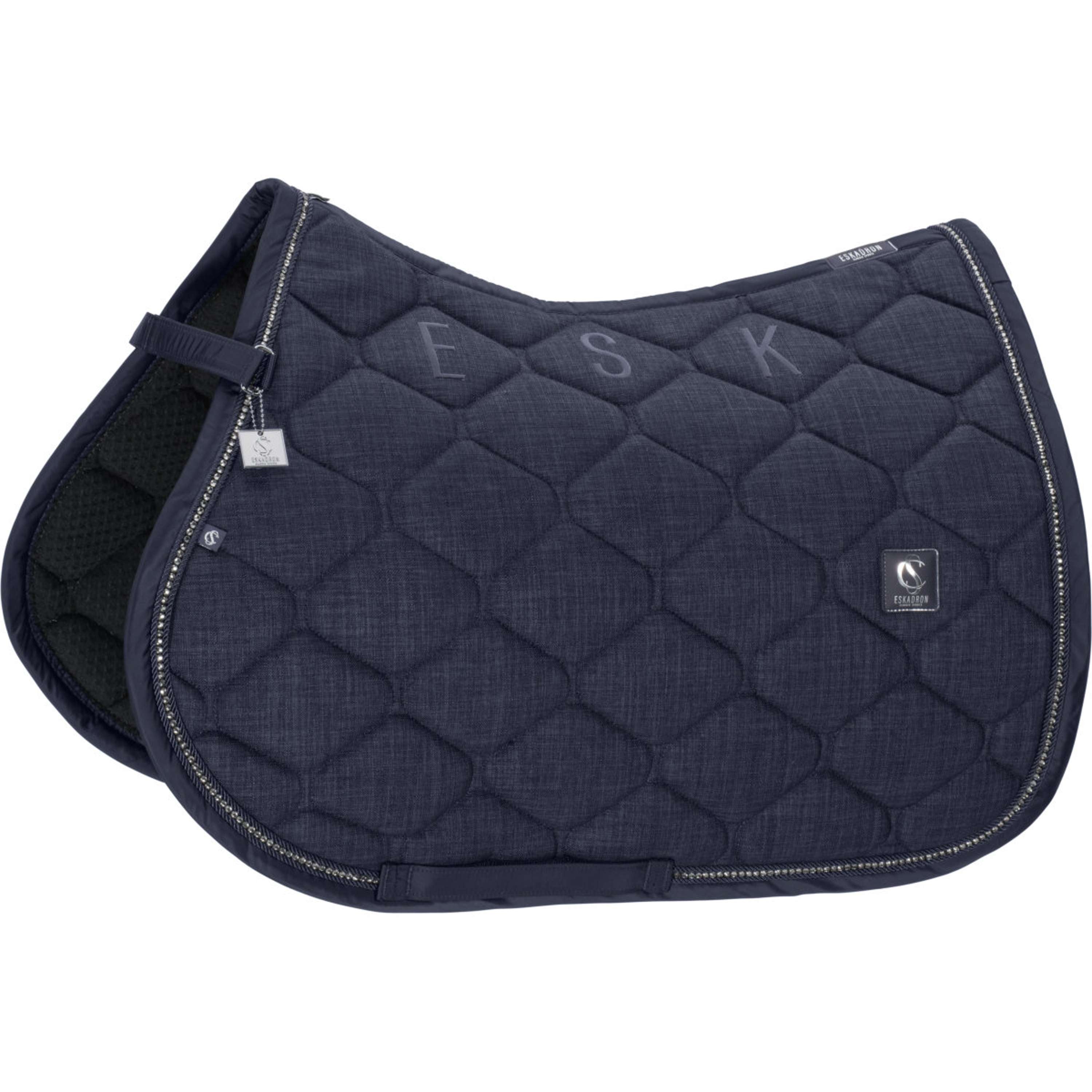 Eskadron Saddlepad Classic Sports Bouclé Crustal General Purpose Navy