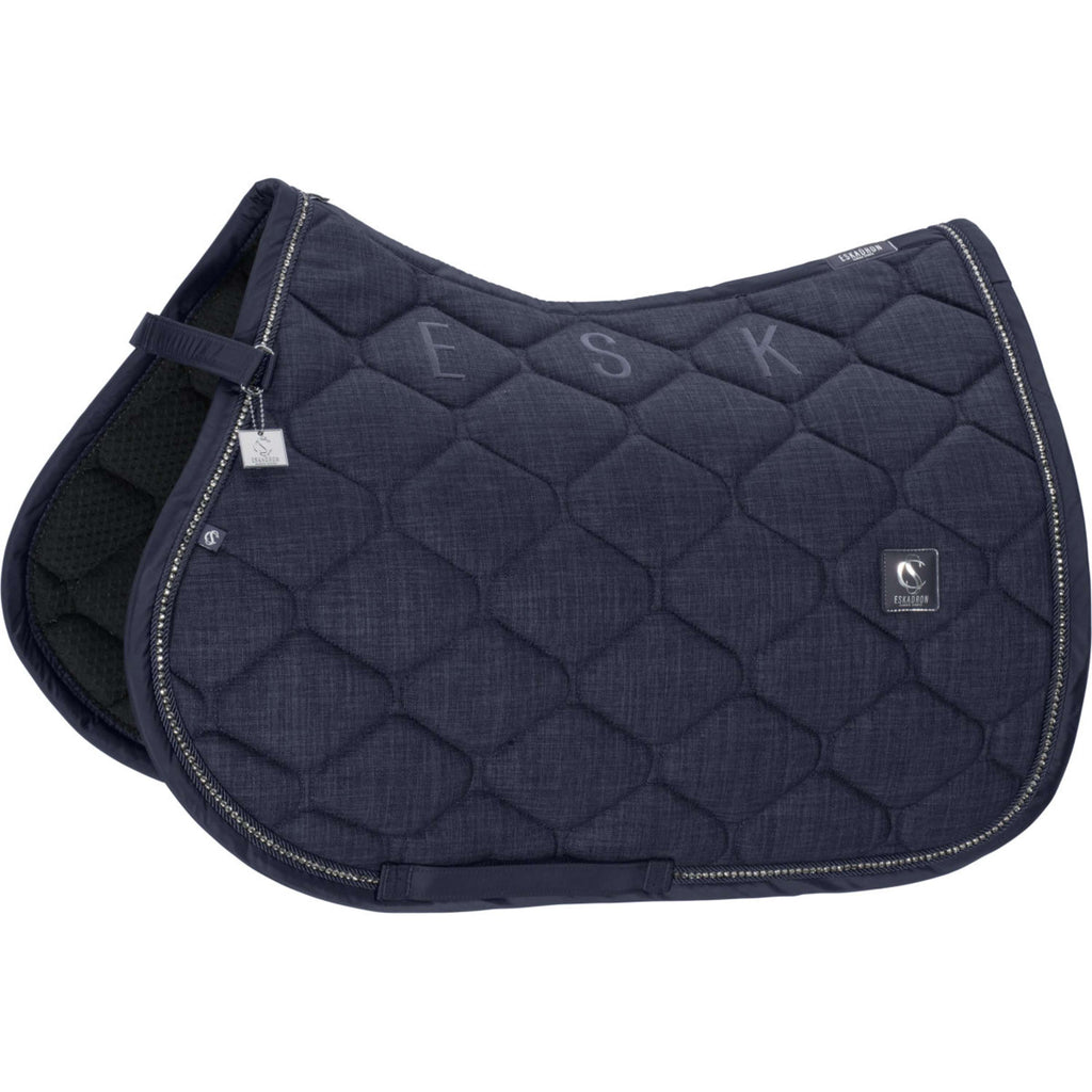 Eskadron Saddlepad Classic Sports Bouclé Crustal General Purpose Navy
