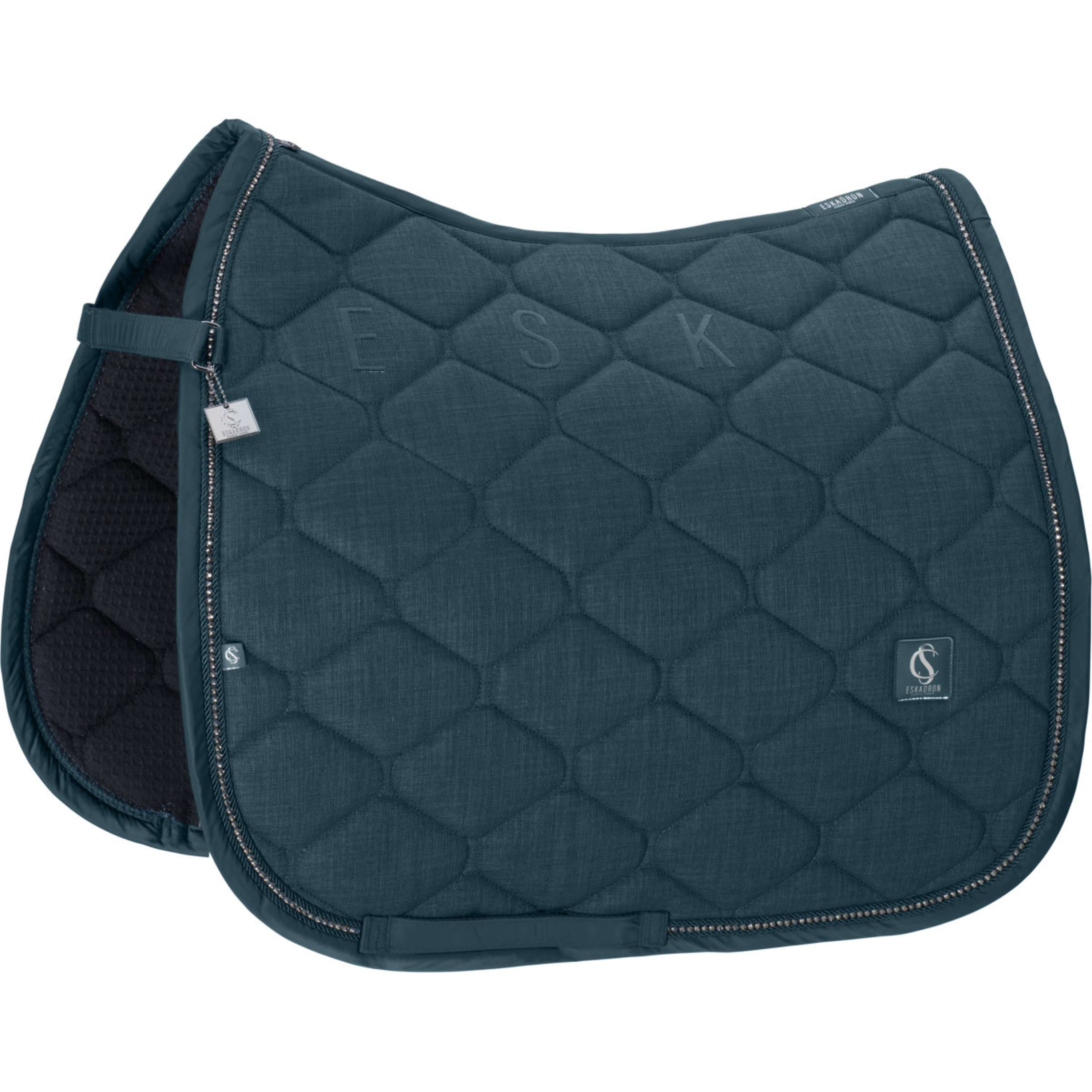 Eskadron Saddlepad Classic Sports Bouclé Crustal Dressage Ocean
