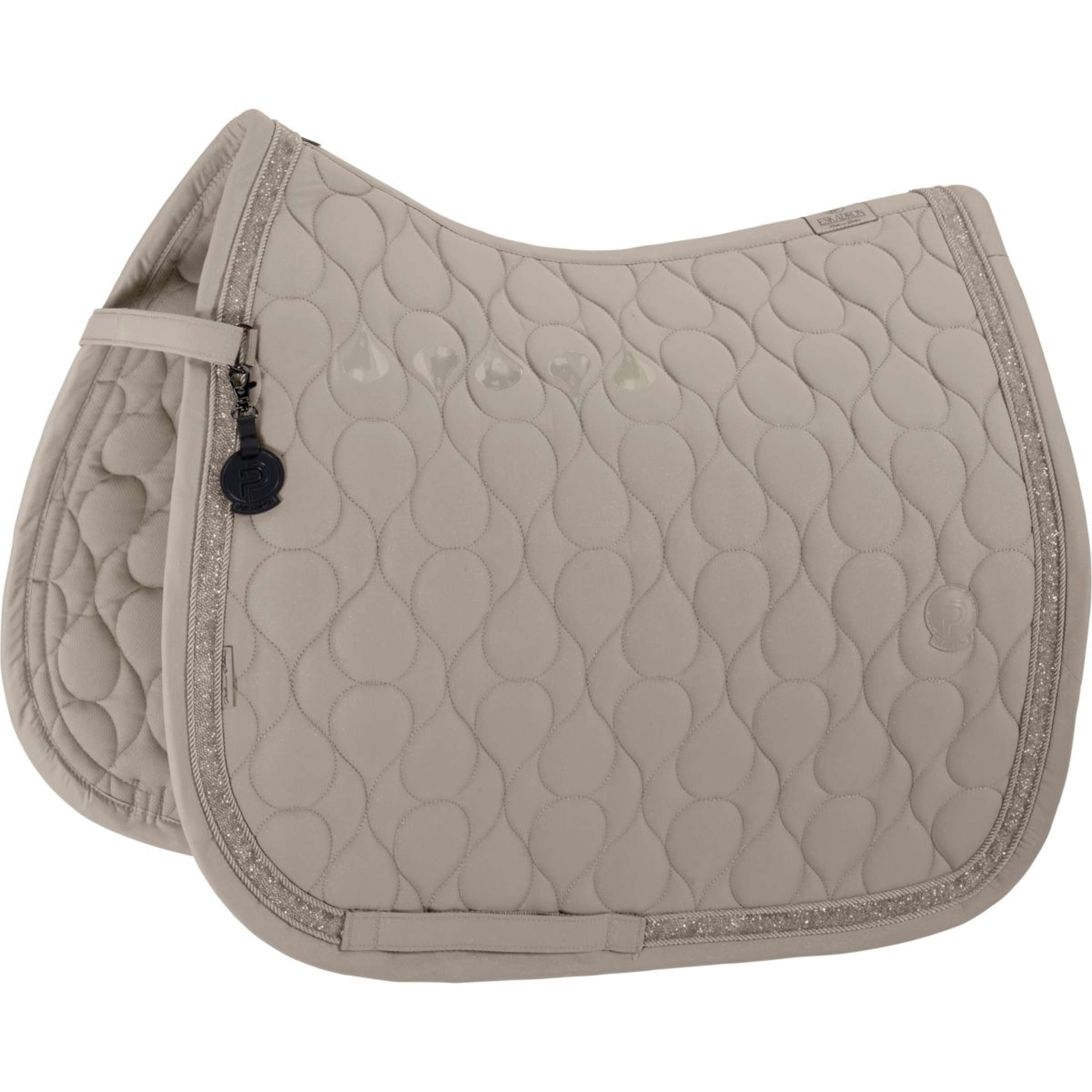 Eskadron Saddlepad Platinum '26 Sparkle Jewel Dressage Pale Grey