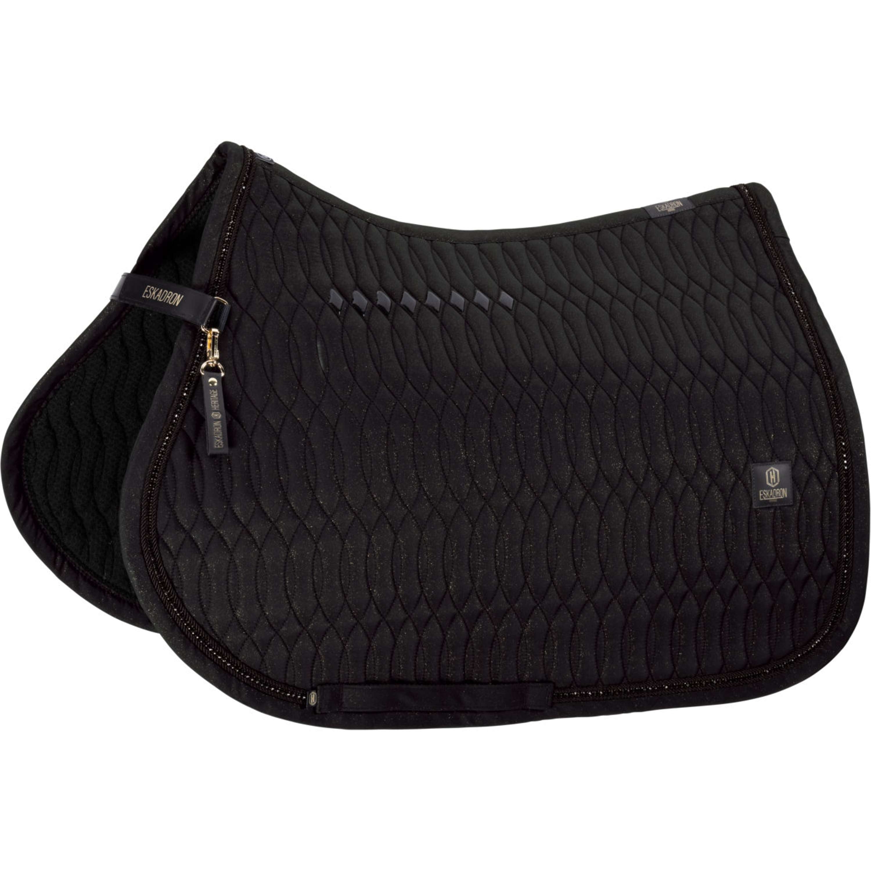 Eskadron Saddlepad Heritage Sparkle Crystal All Purpose Black