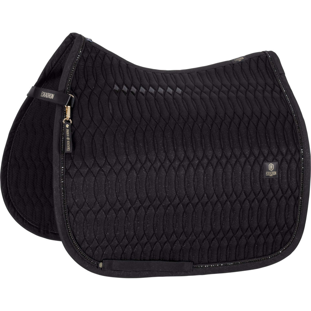 Eskadron Saddlepad Heritage Sparkle Crystal Dressage Black