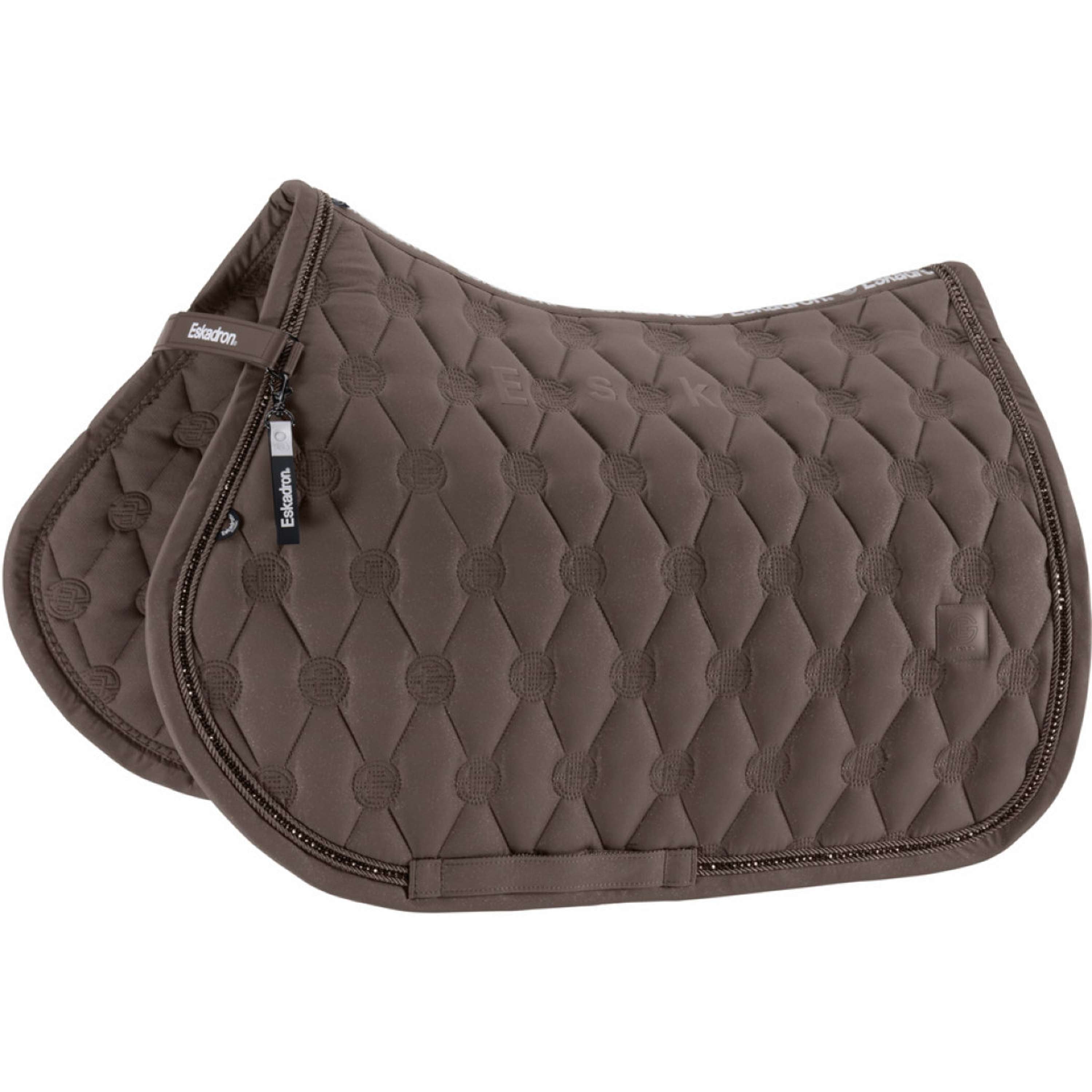 Eskadron Saddlepad Dynamics Sparkle Crystal All Purpose Powdertaupe