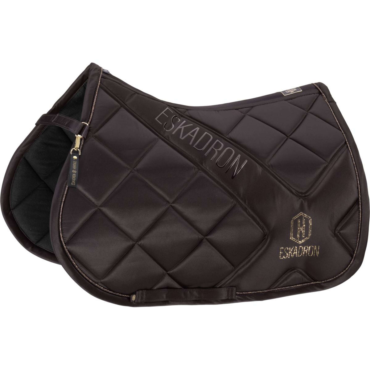 Eskadron Saddlepad Heritage Bicross Mattgloss General Purpose Black Truffle